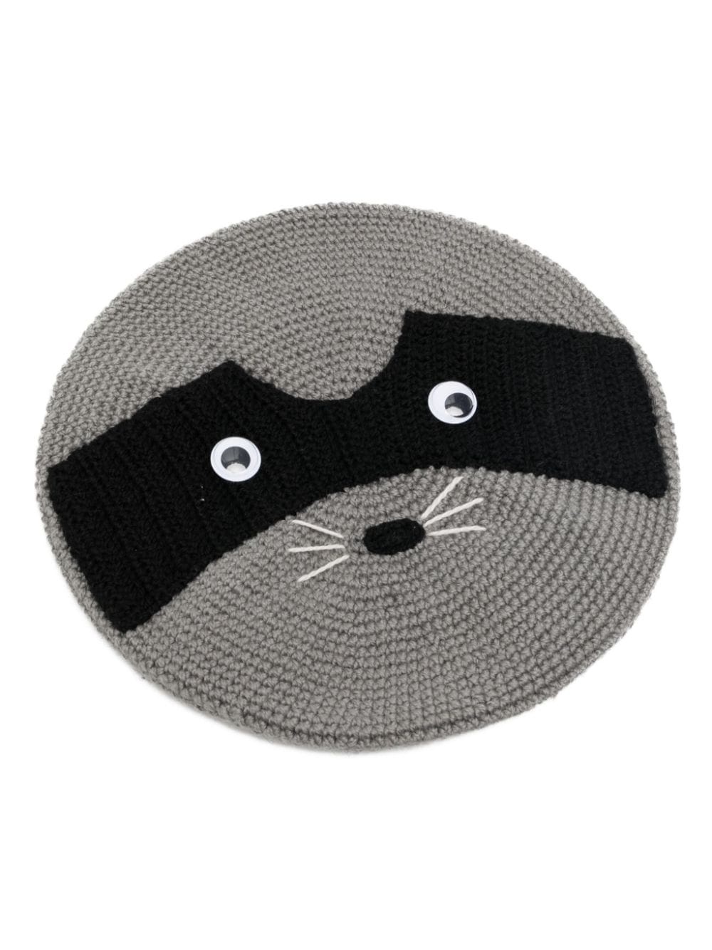 Racoon wool beret - 2