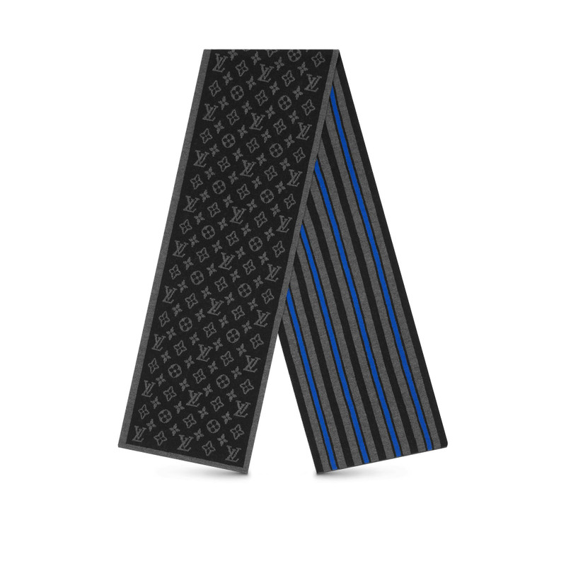 Monogram Stripy Scarf 1
