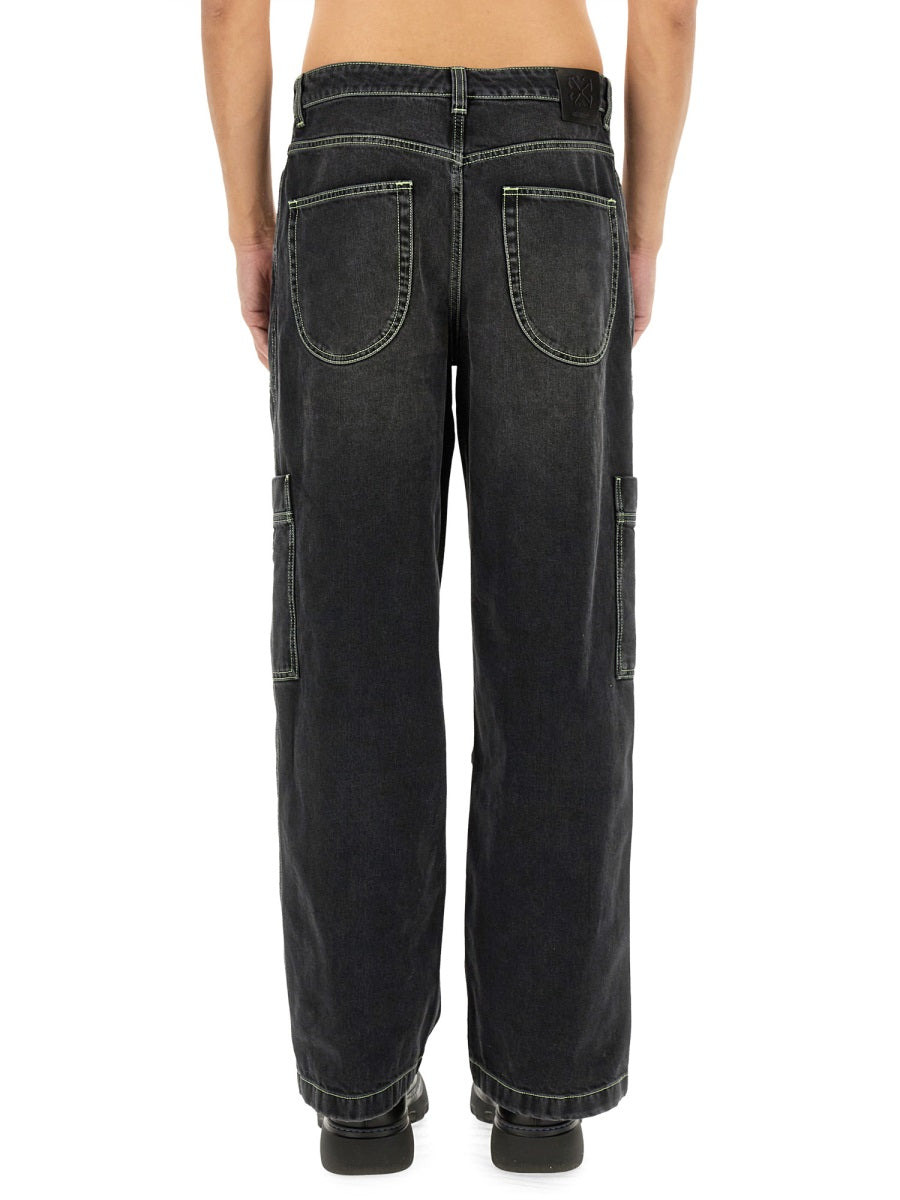Off-White Men Cargo Jeans - 3