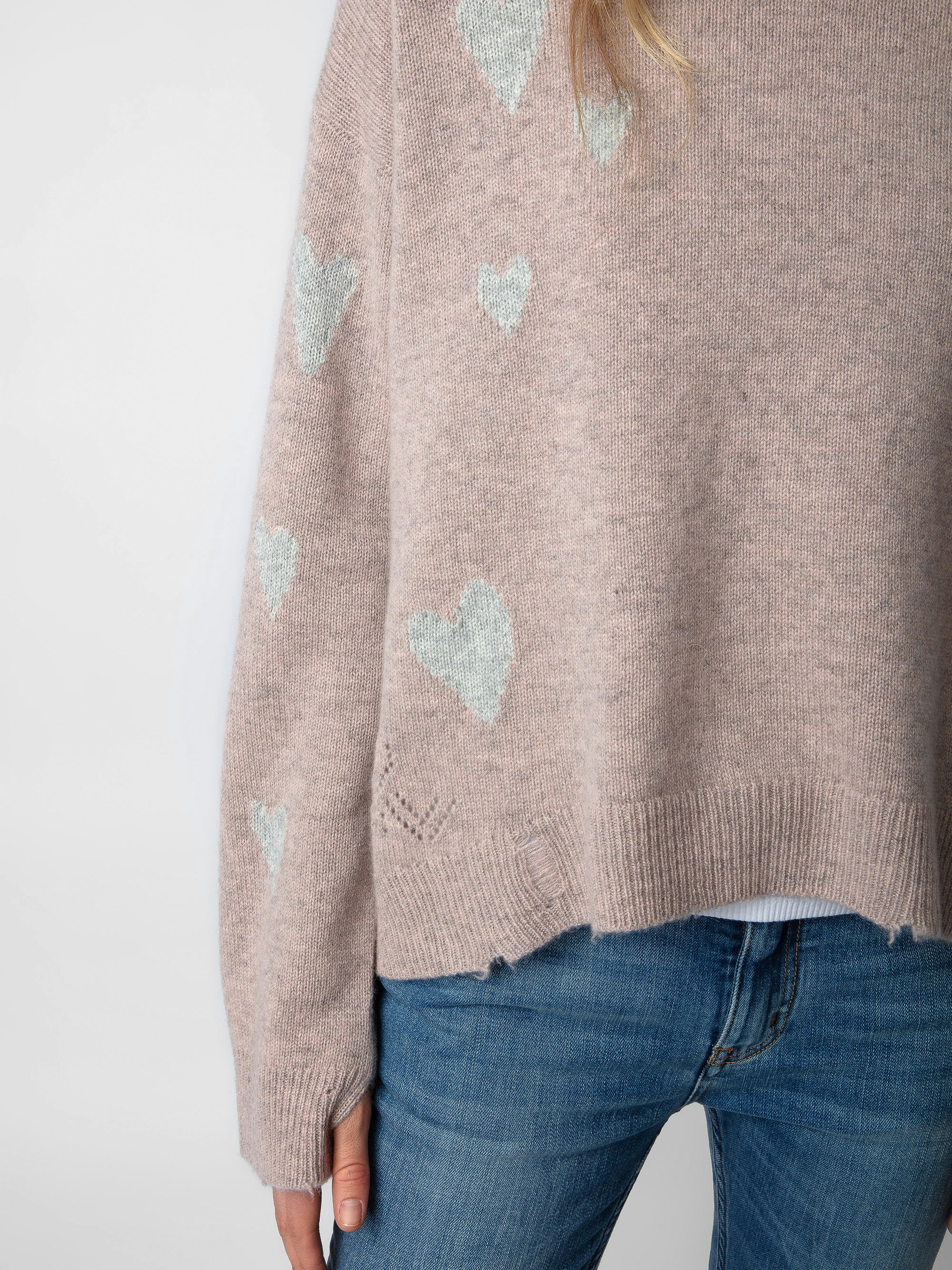 Markus Heart Cashmere Sweater - 4