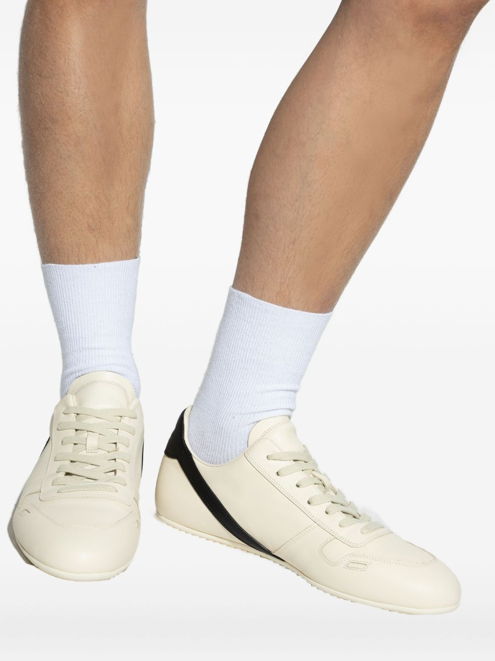 Minimal Sneak leather panel sneakers - 5