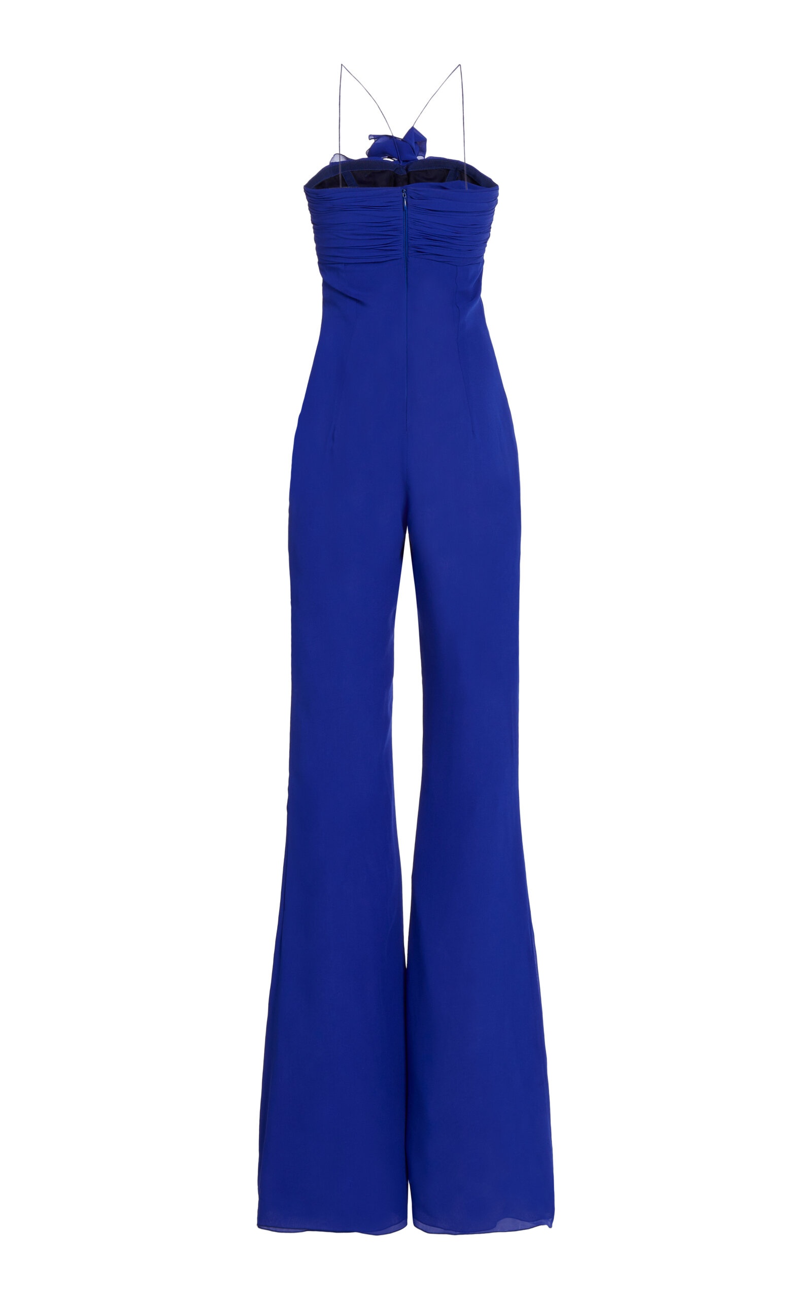 Ruffled Bow-Detailed Jumpsuit blue - 6