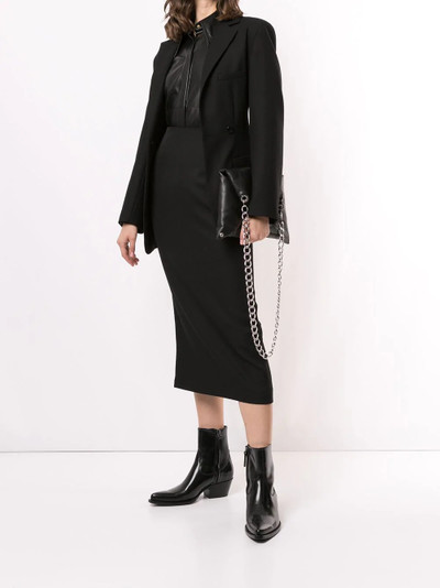 Haider Ackermann high-waisted pencil skirt outlook