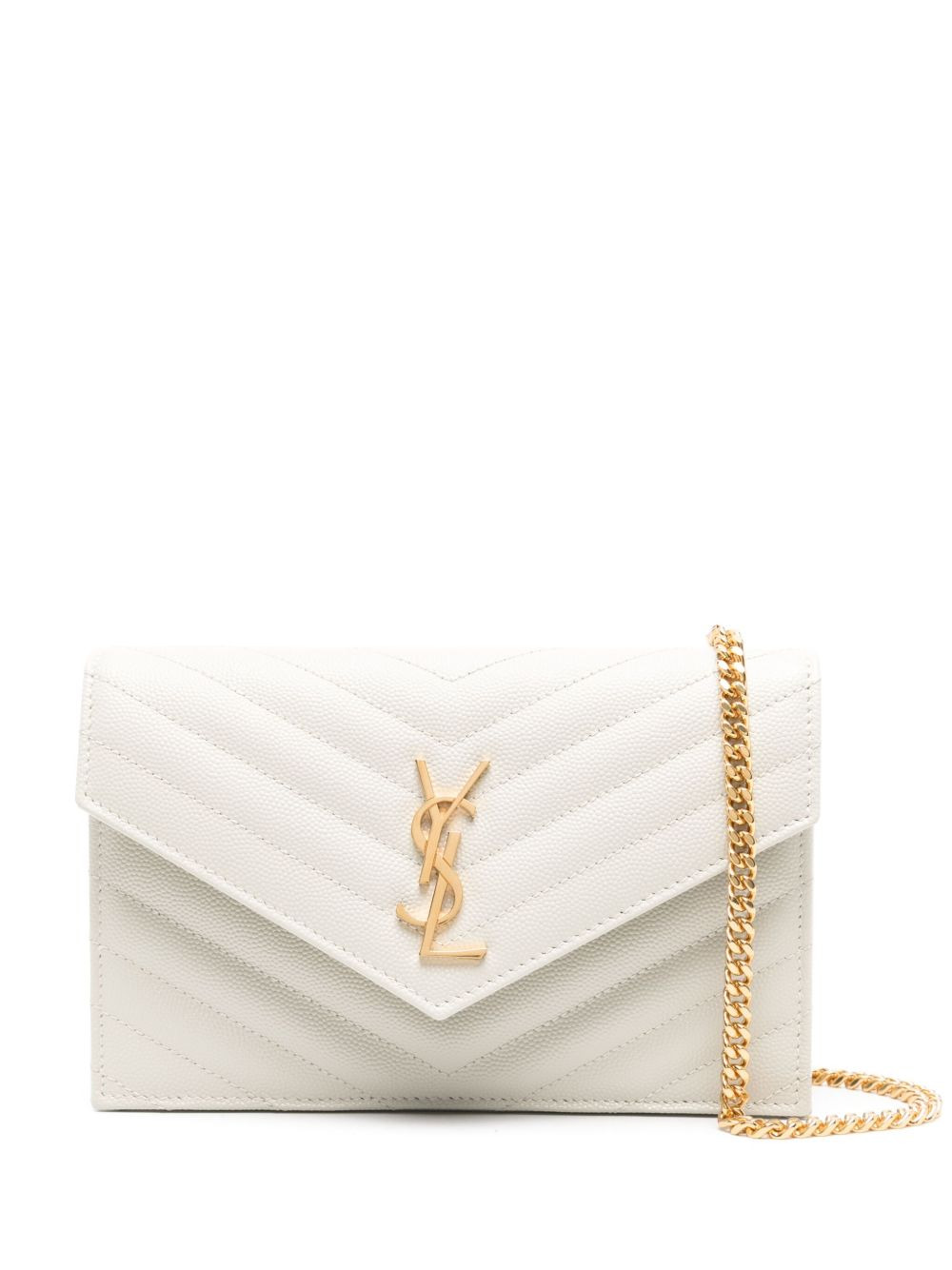 small Cassandre leather clutch bag - 1
