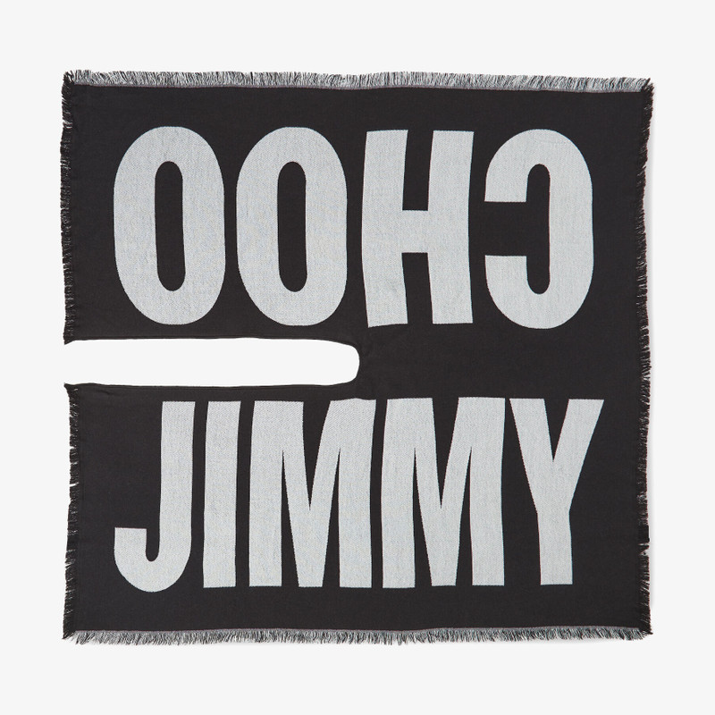 Juul
Black Woven Knitted Wool Poncho 3