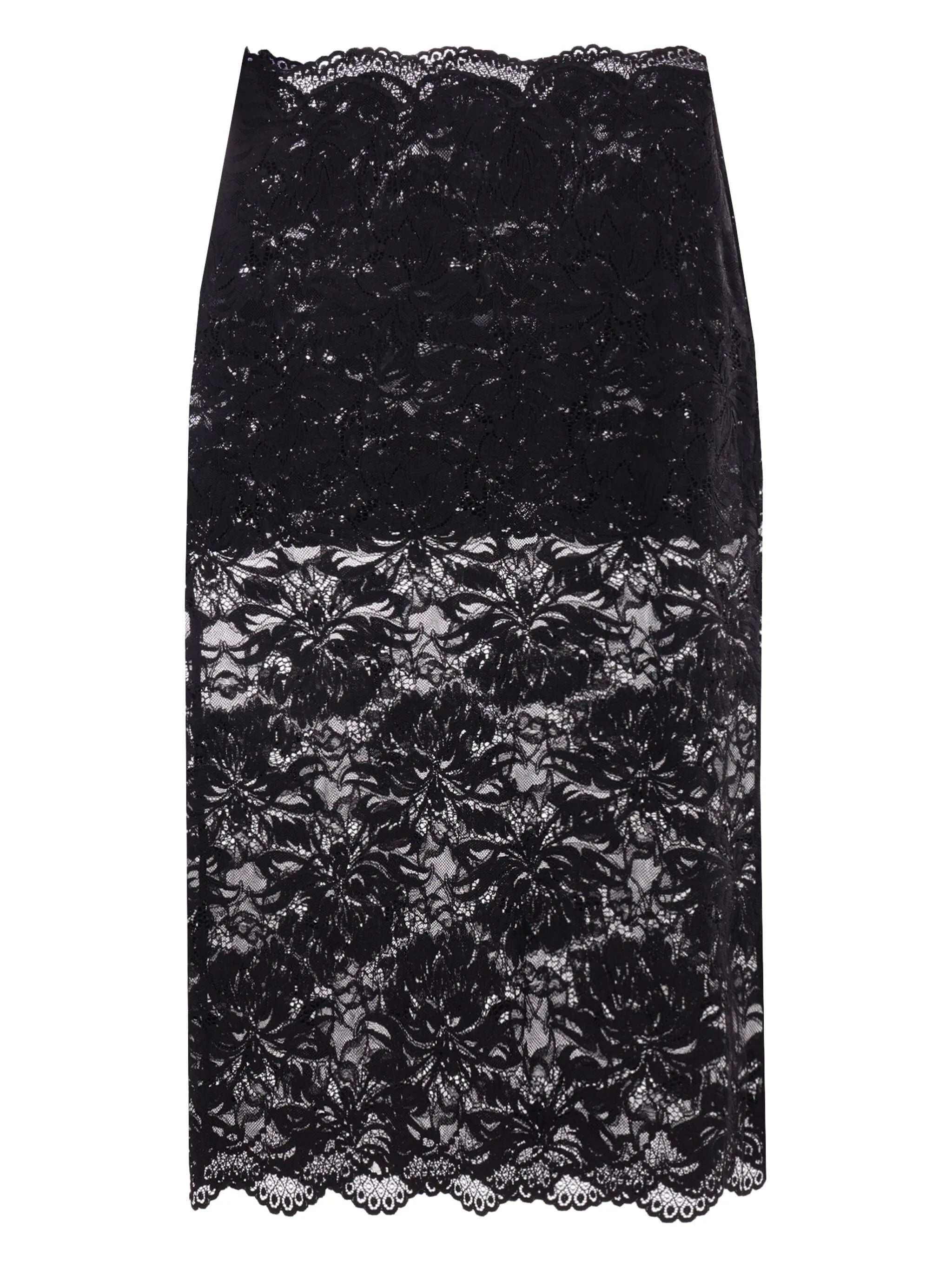 Rabanne Floral-lace Sheer Skirt - 3