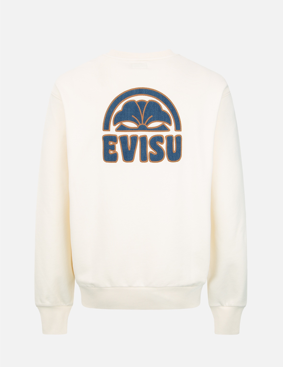 KAMON LOGO DENIM APPLIQUÉ SWEATSHIRT - 2