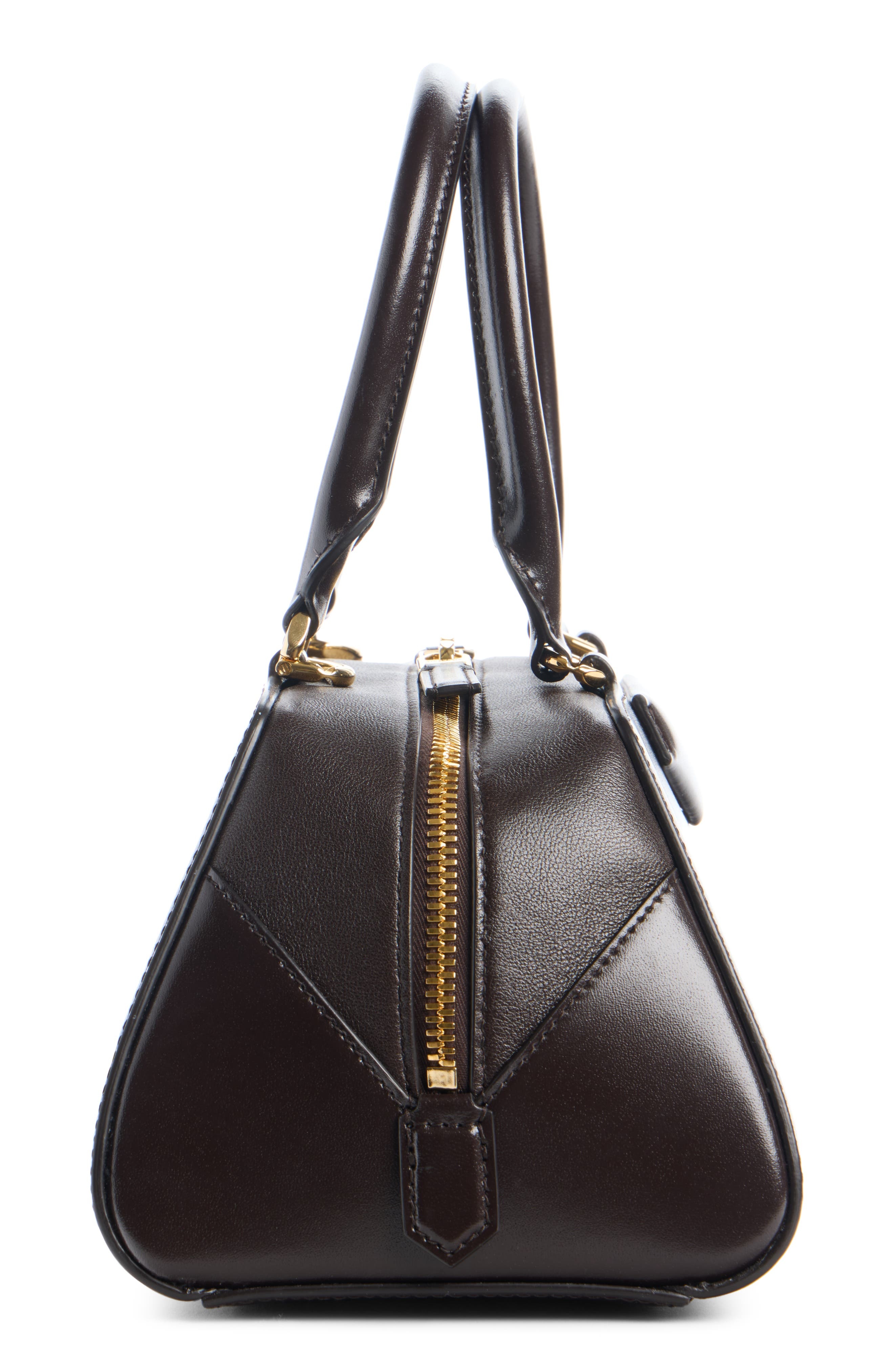 Givenchy Small Antigona Leather East/West Satchel in Chocolate at Nordstrom - 4