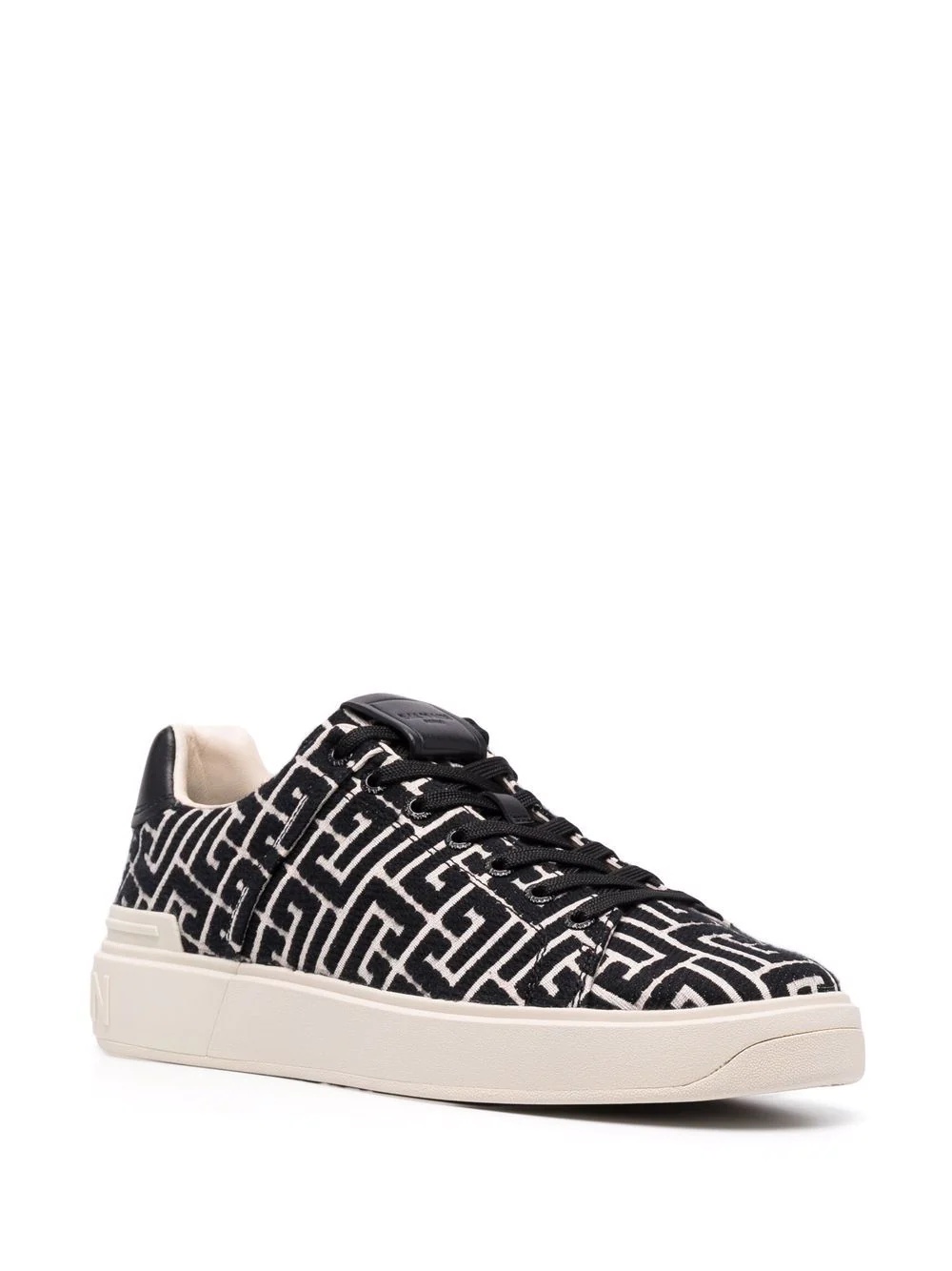 B-Court monogram-pattern sneakers - 2