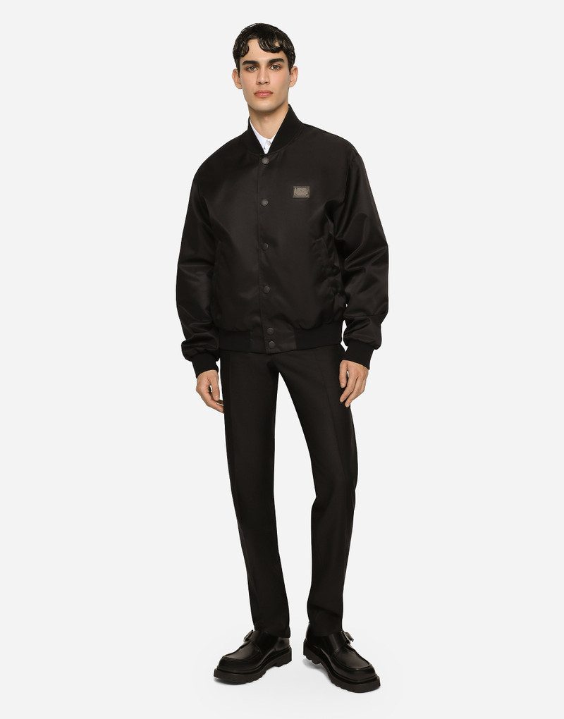 Dolce & Gabbana Cotton Martini-fit shirt with embroidery outlook