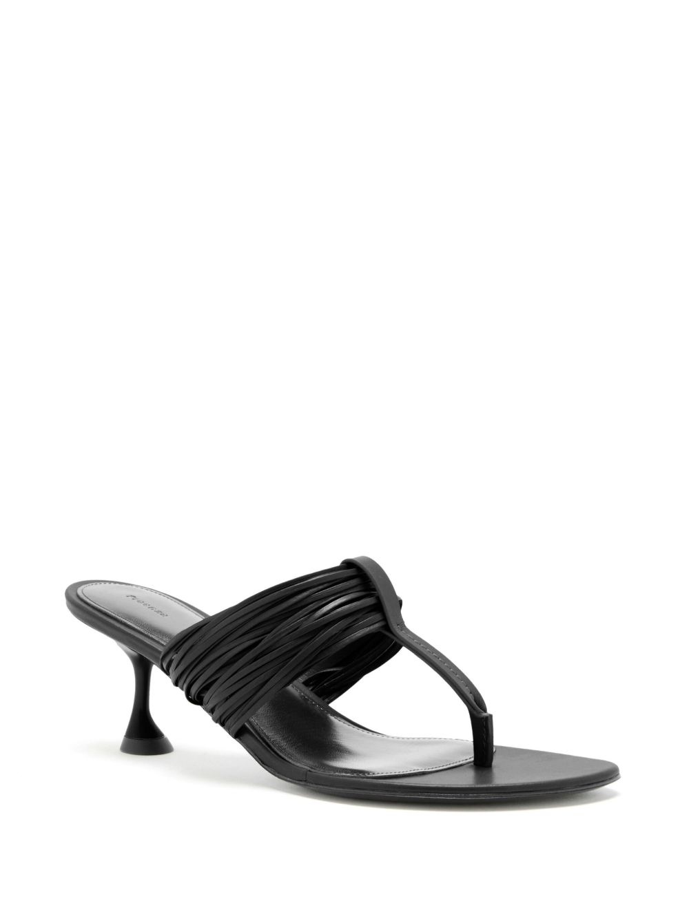 pleated-detail heeled sandals - 2