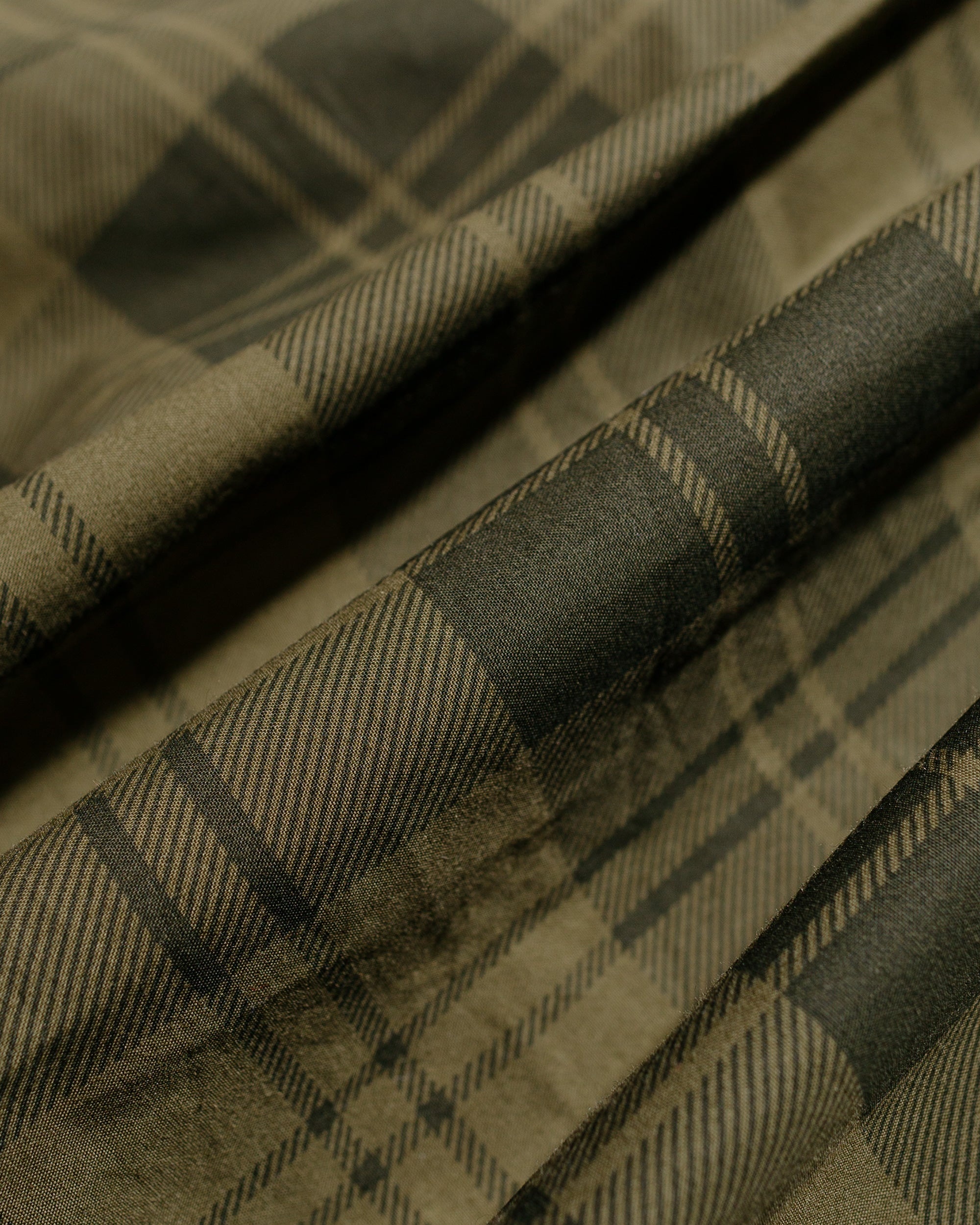 Transport Check Casual Jacket Olive Check - 3