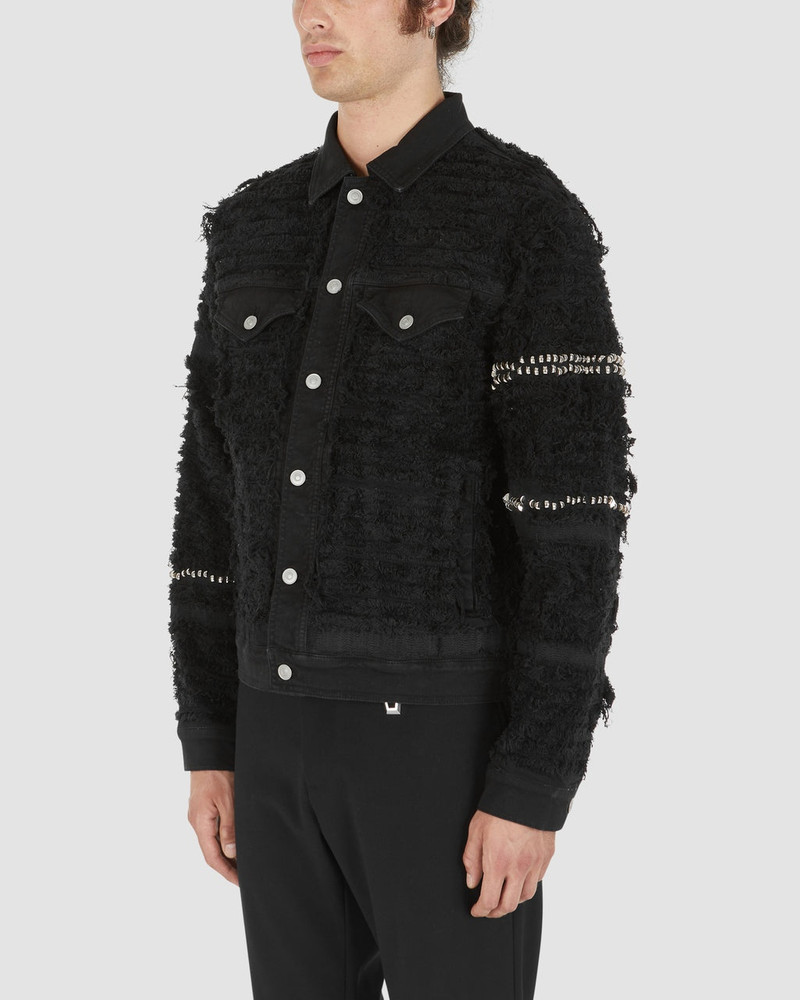 STUDDED DENIM JACKET BLACKMEANS 3