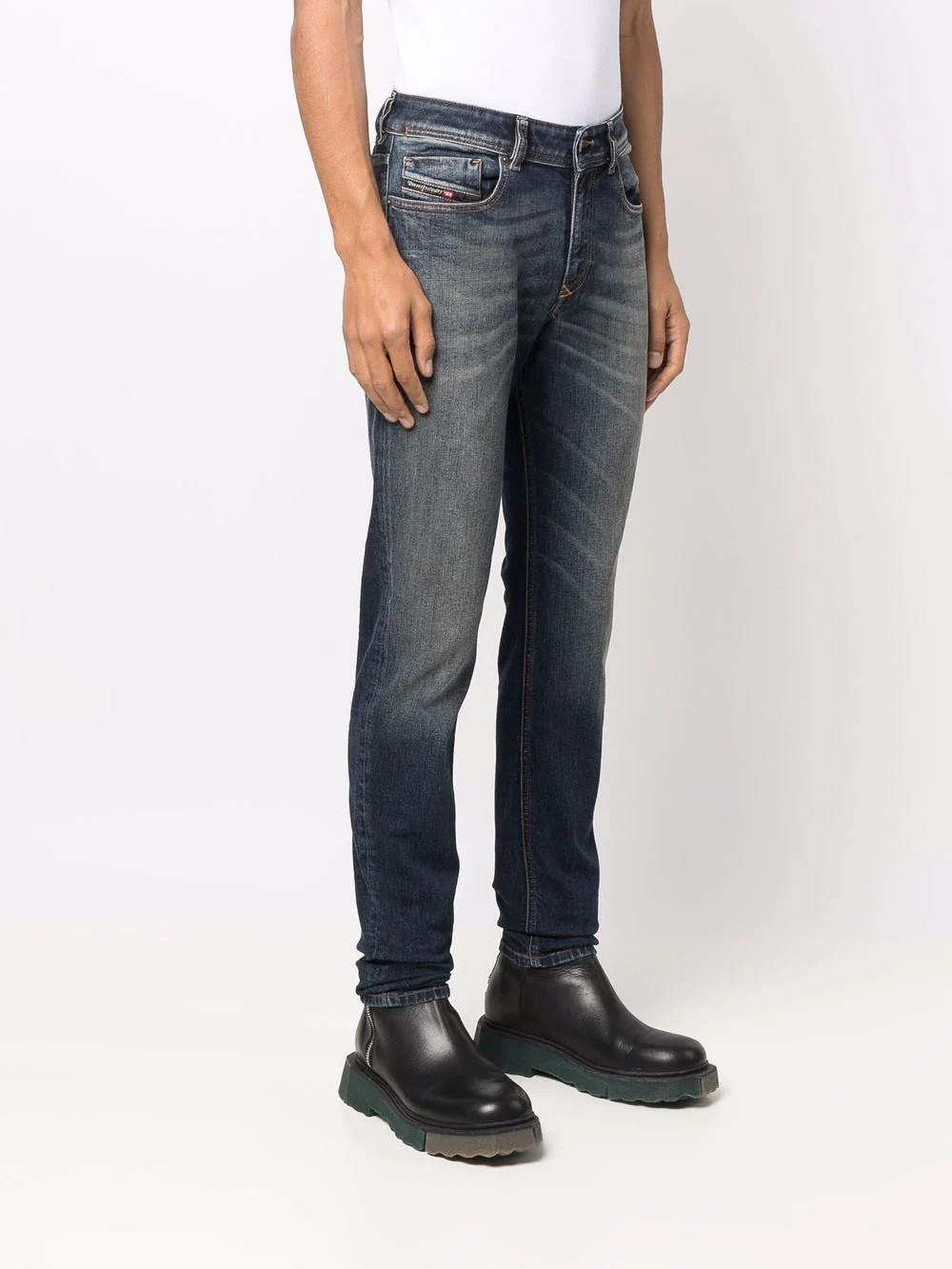 skinny-cut denim jeans - 3