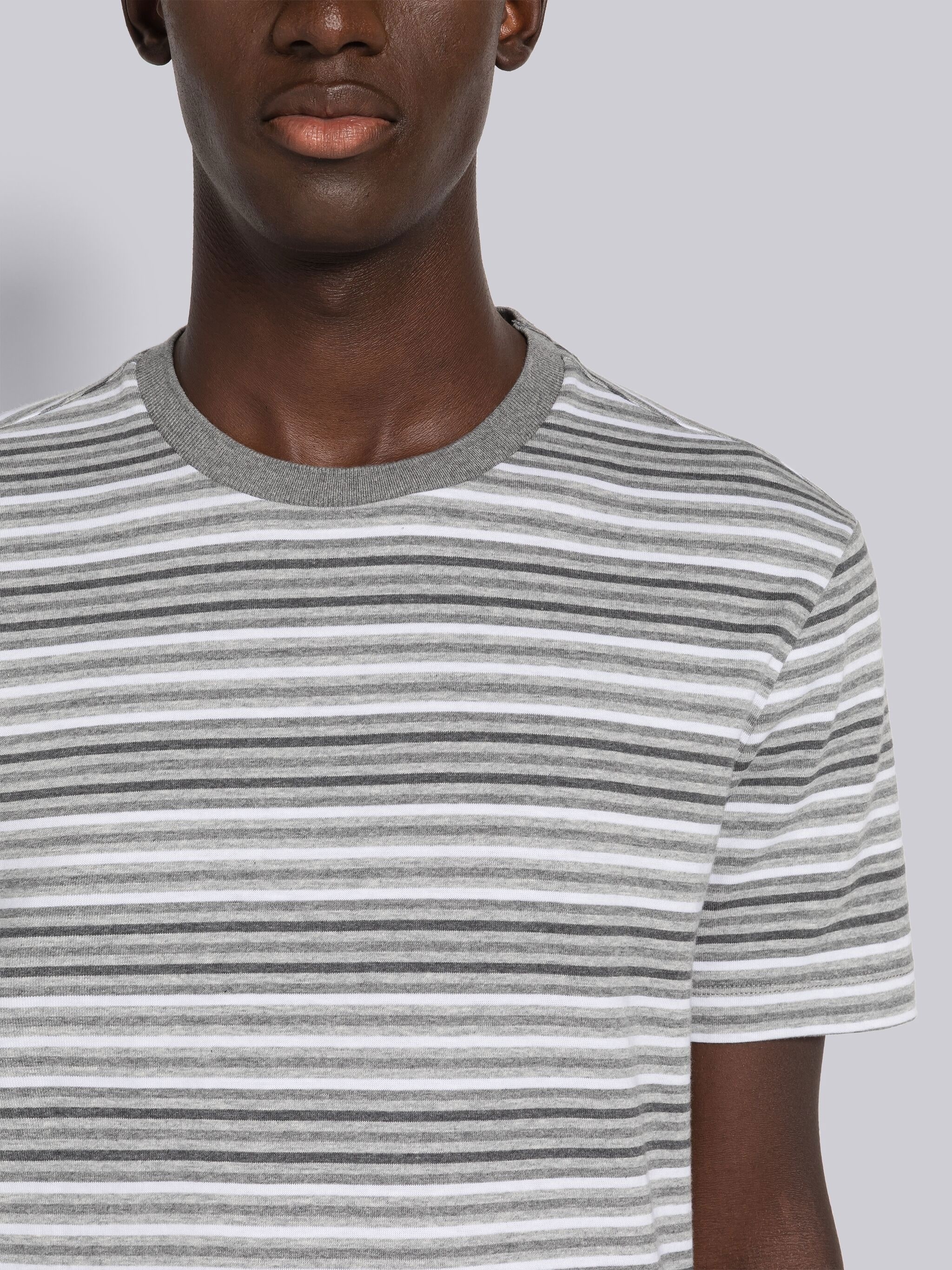 Midweight Jersey Stripe Short Sleeve Tee - 5