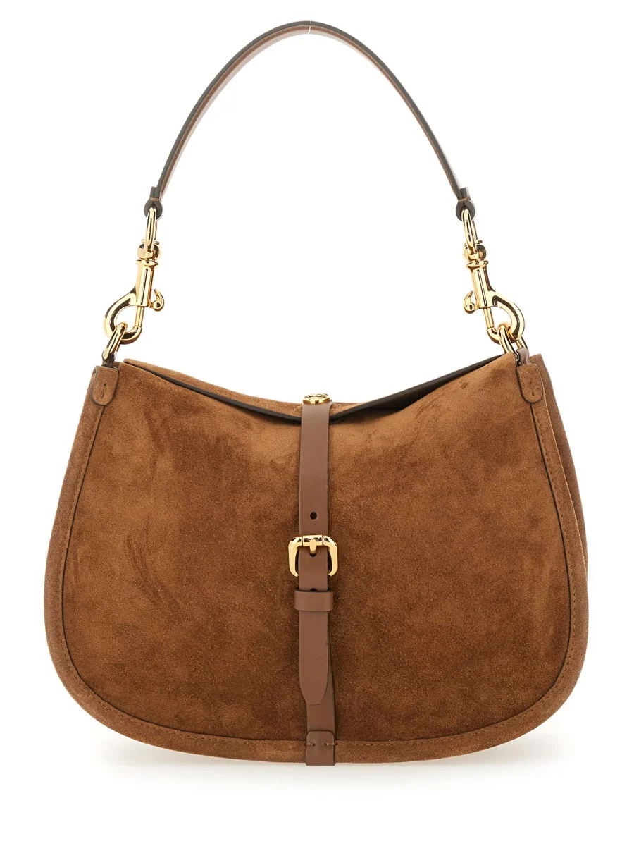 MEDIUM SUEDE PONY BAG - 1