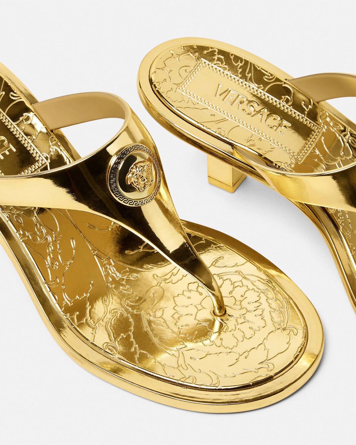 Alia Metallic Mules 55 mm - 5