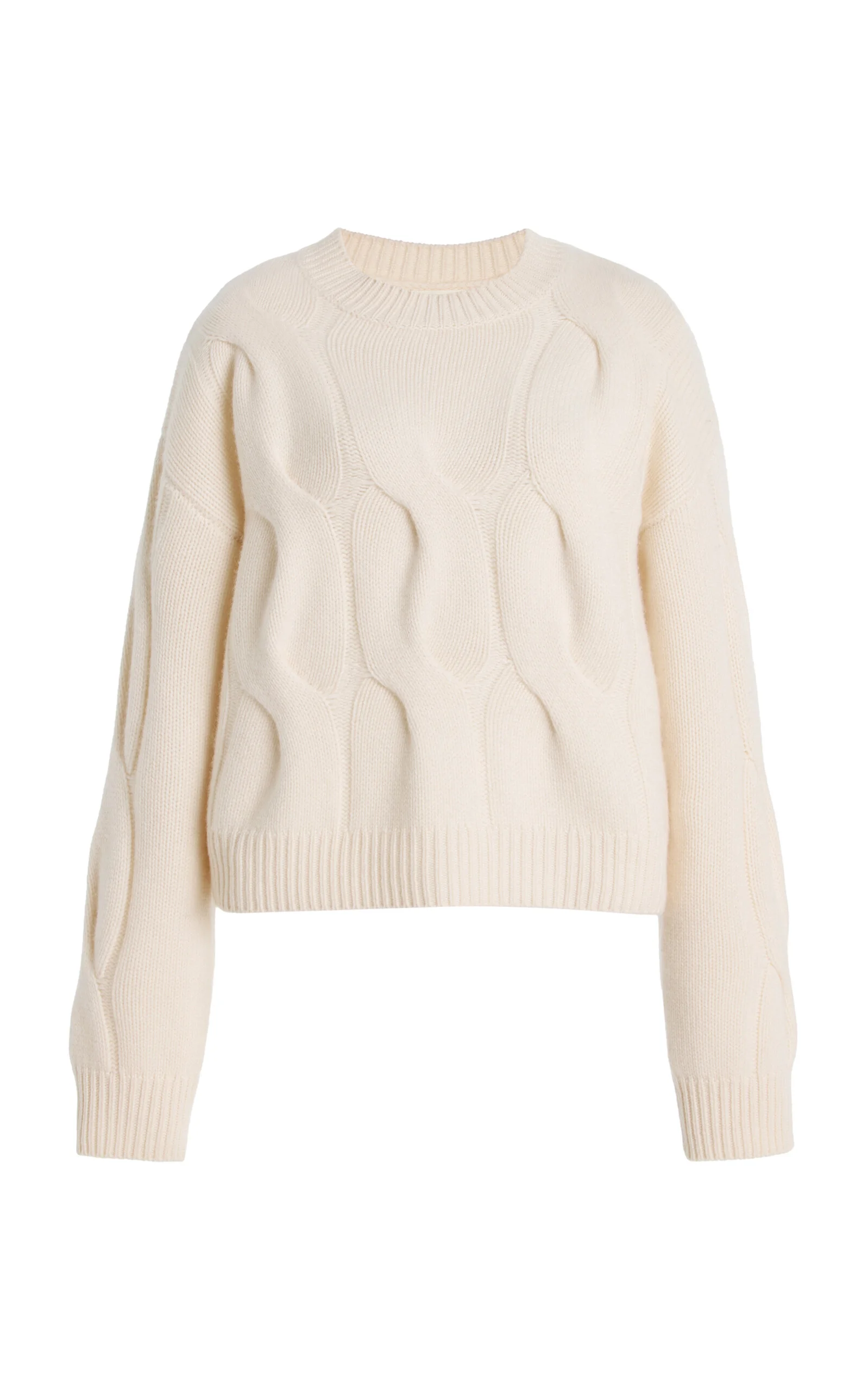Sammie Cashmere Sweater ivory - 1