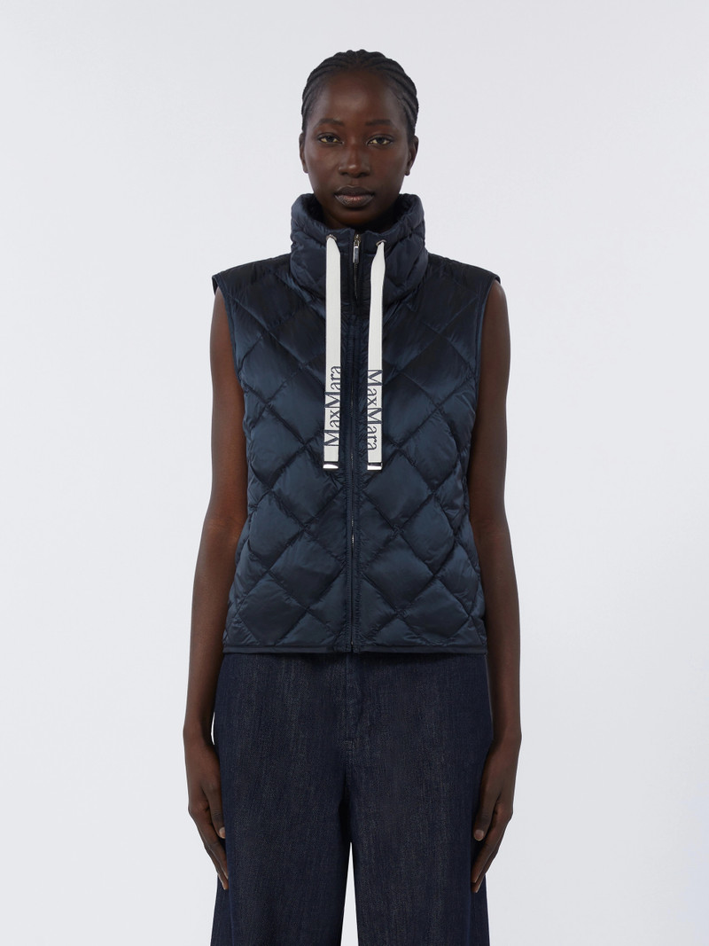 TREGIC Padded water-repellent nylon canvas gilet - MIDNIGHTBLUE 3