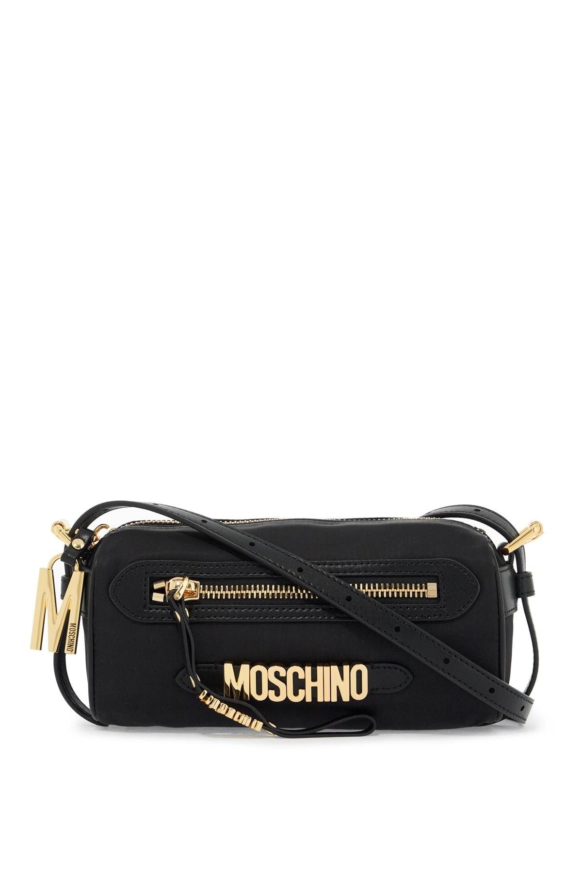 SHOULDER BAG WITH METAL LOGO DETAIL - 1