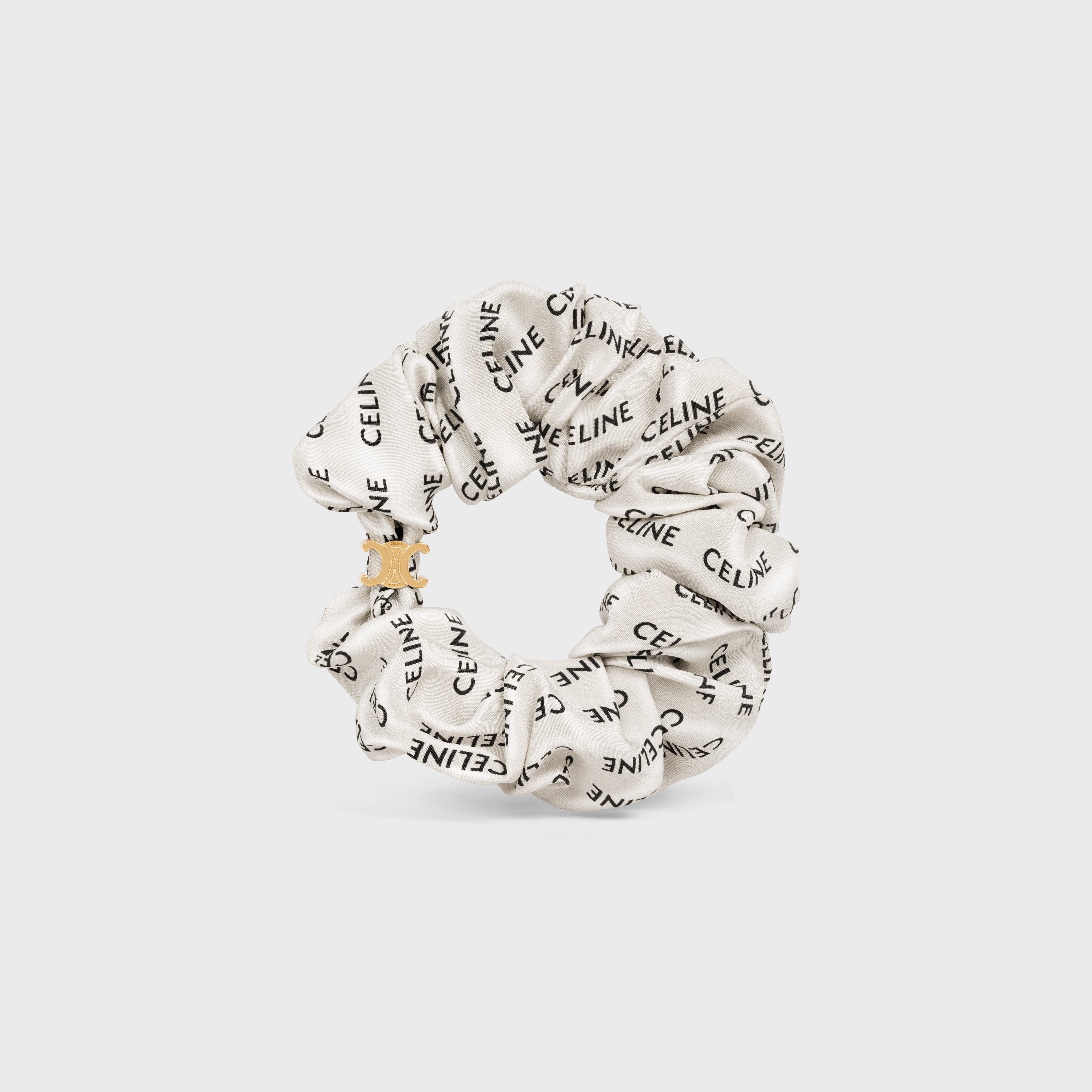 【CELINE】SCRUNCHY RAYURE BRACELET CELINE Celine Scrunchy Rayure in Brass with Gold finish and