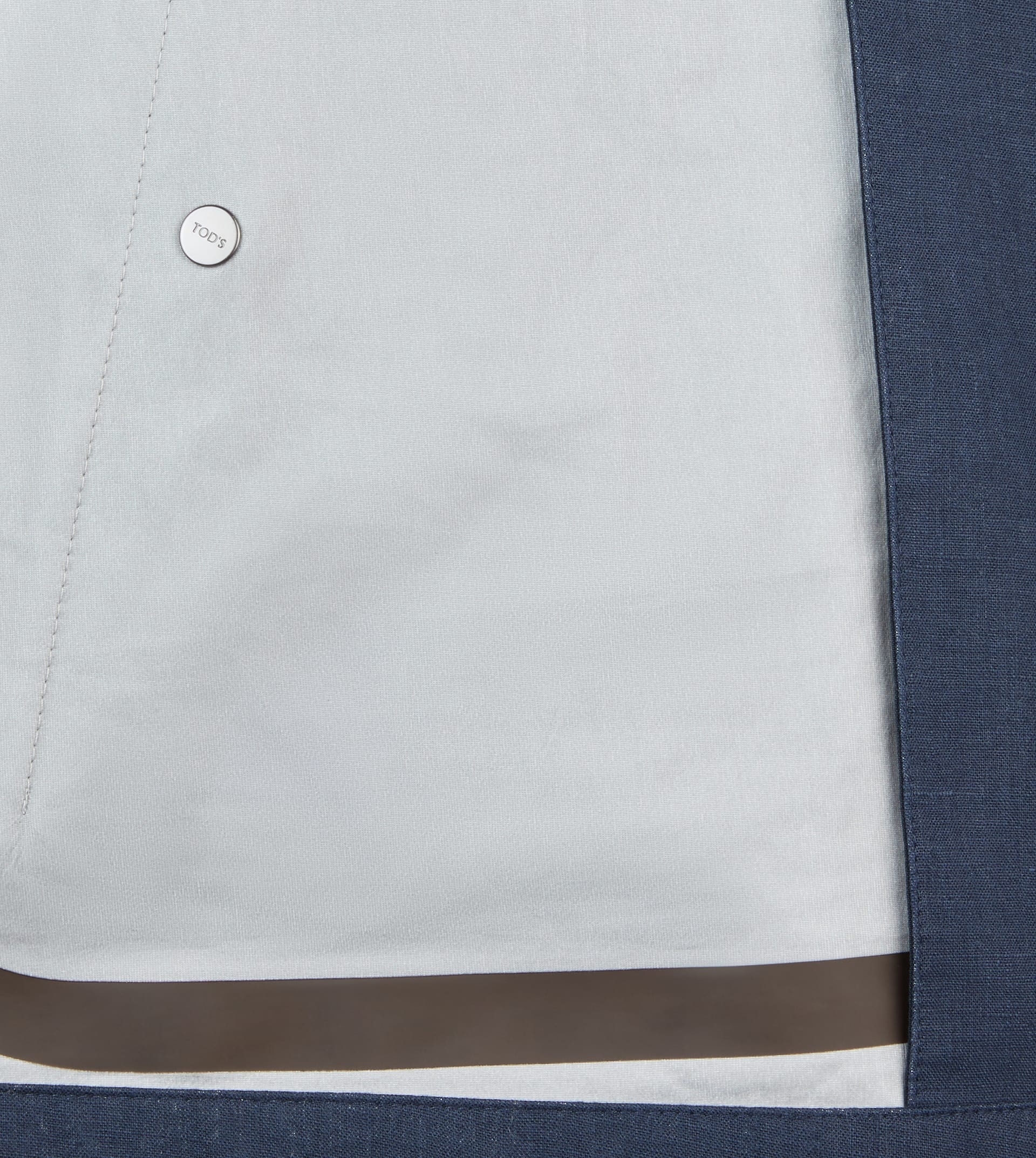 JACKET IN LINEN - BLUE - 9