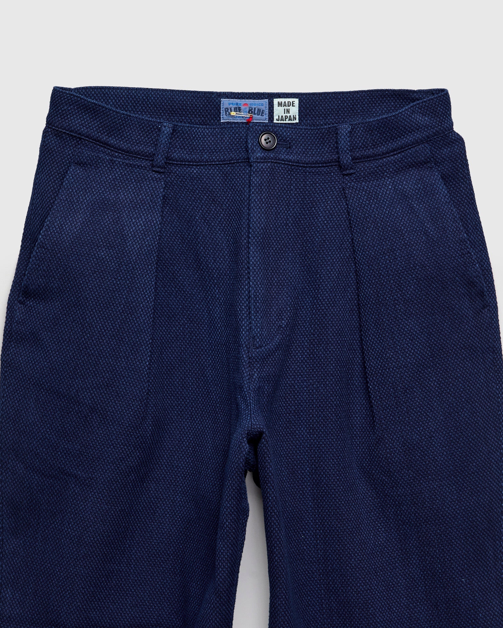 Light Sashiko Trousers in Pure Indigo - 3