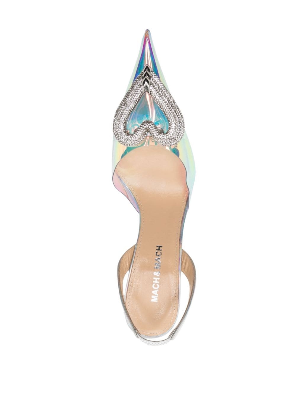 crystal-embellished pointed-toe pumps - 6