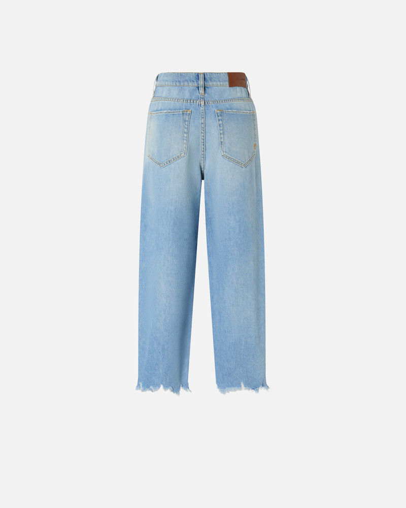 PINKO BAGGY JEANS WITH FRAYED HEM outlook
