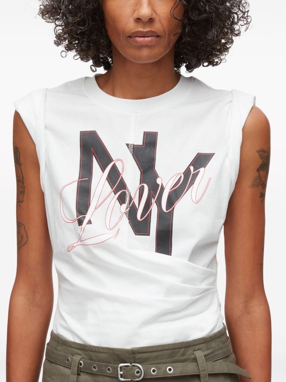 NY Lover jersey tank top - 6