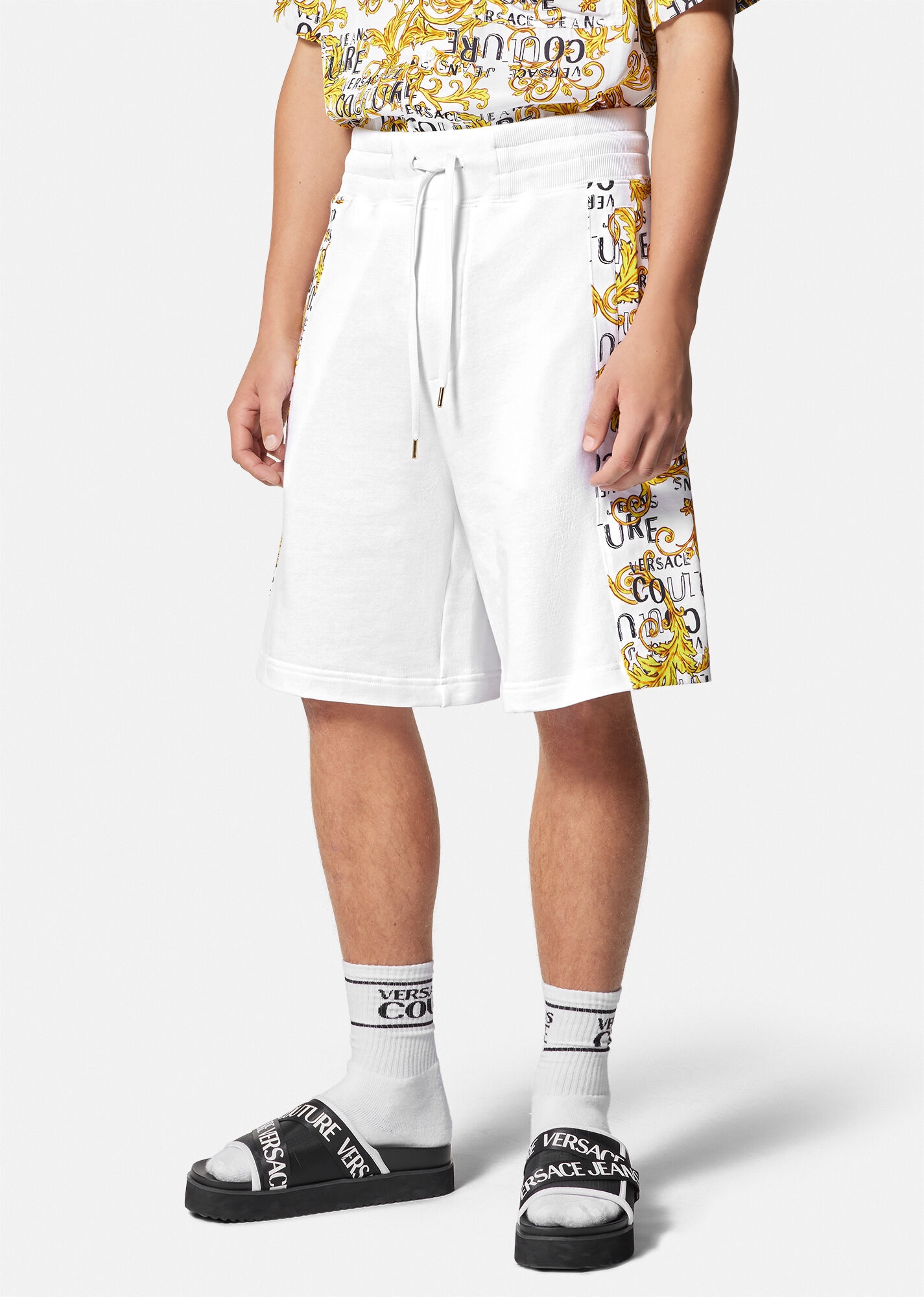 Logo Couture Sweat Shorts - 3