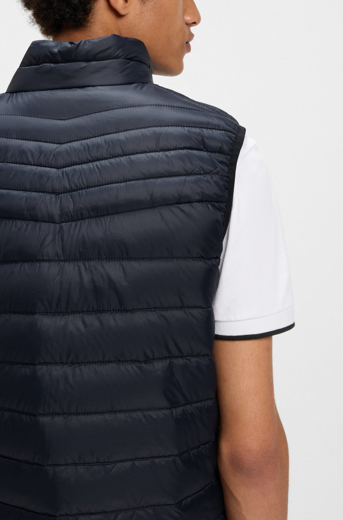 PACKABLE DOWN GILET IN WATER-REPELLENT FABRIC - 6