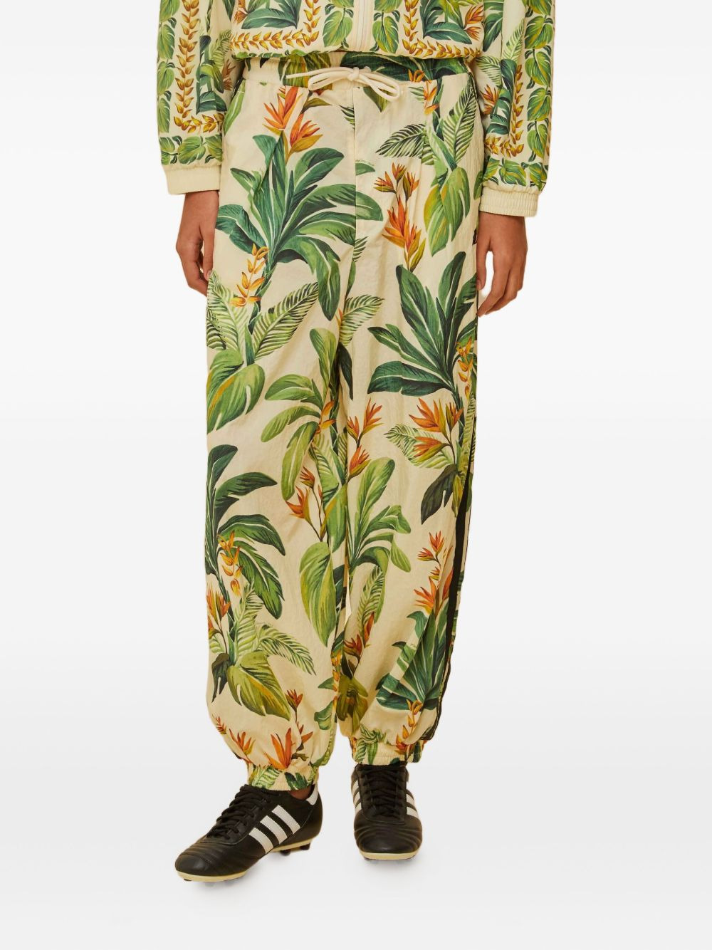 x Adidas Tropical Breeze-print trousers - 4