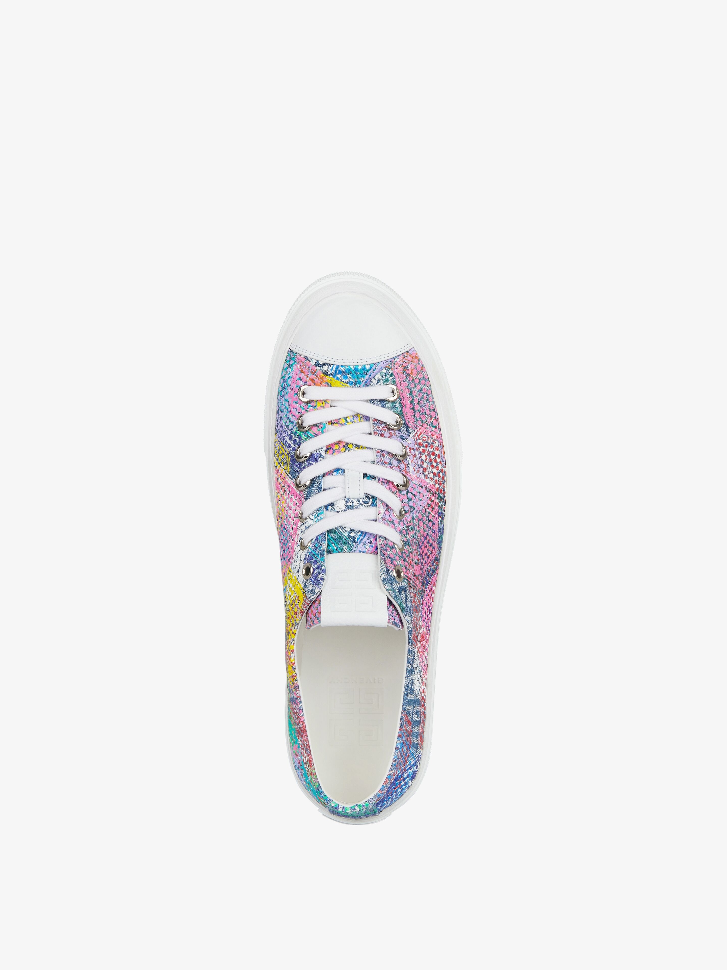 CITY SNEAKERS IN PRINTED 4G DENIM - 4