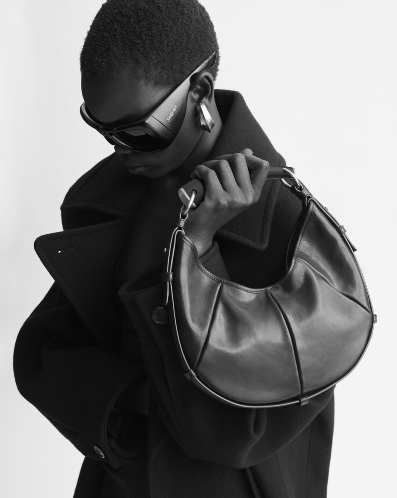 SAINT LAURENT MOMBASA SMALL IN LEATHER outlook