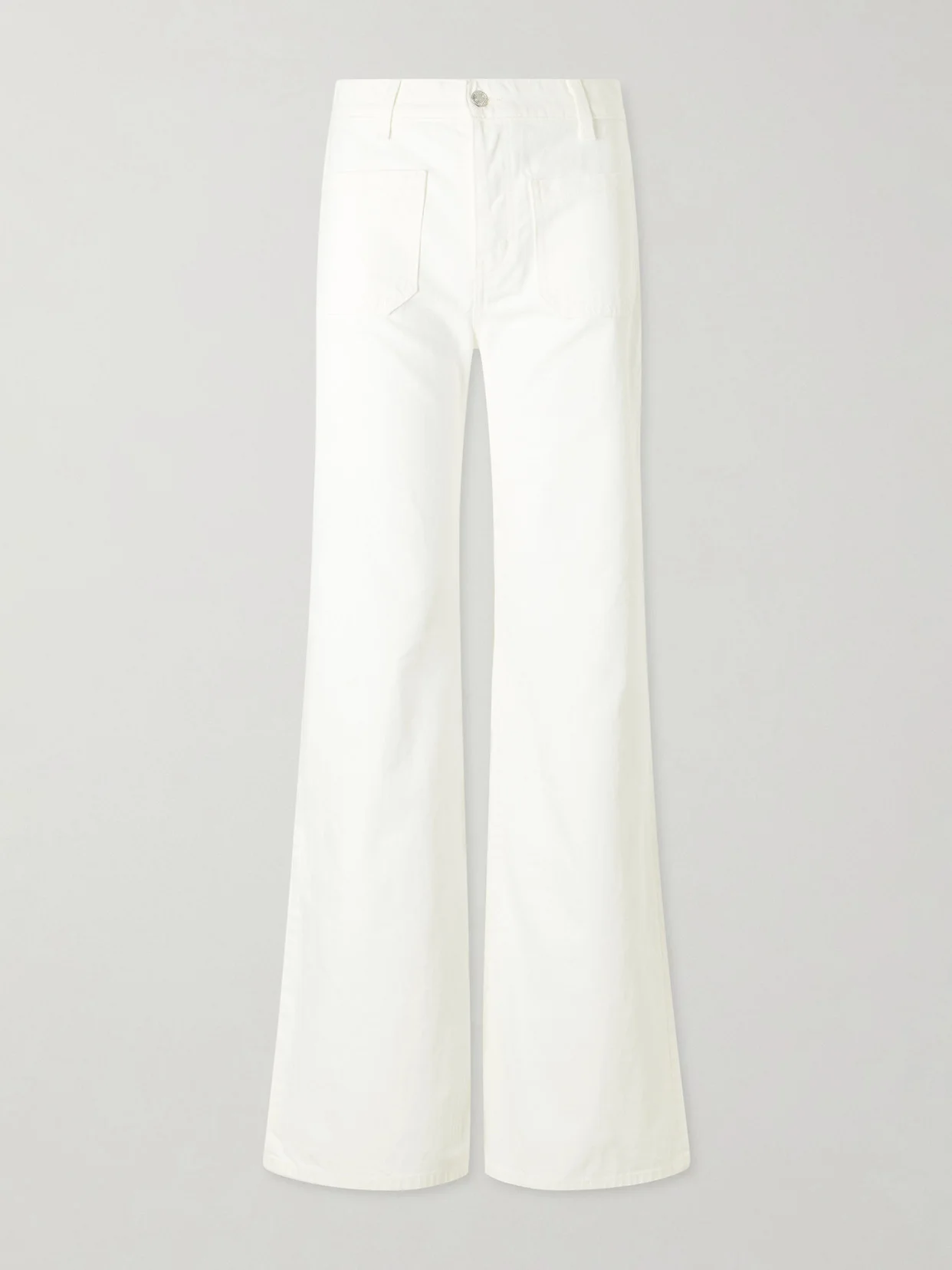 Florence High-rise Distressed Flared Jeans - 1