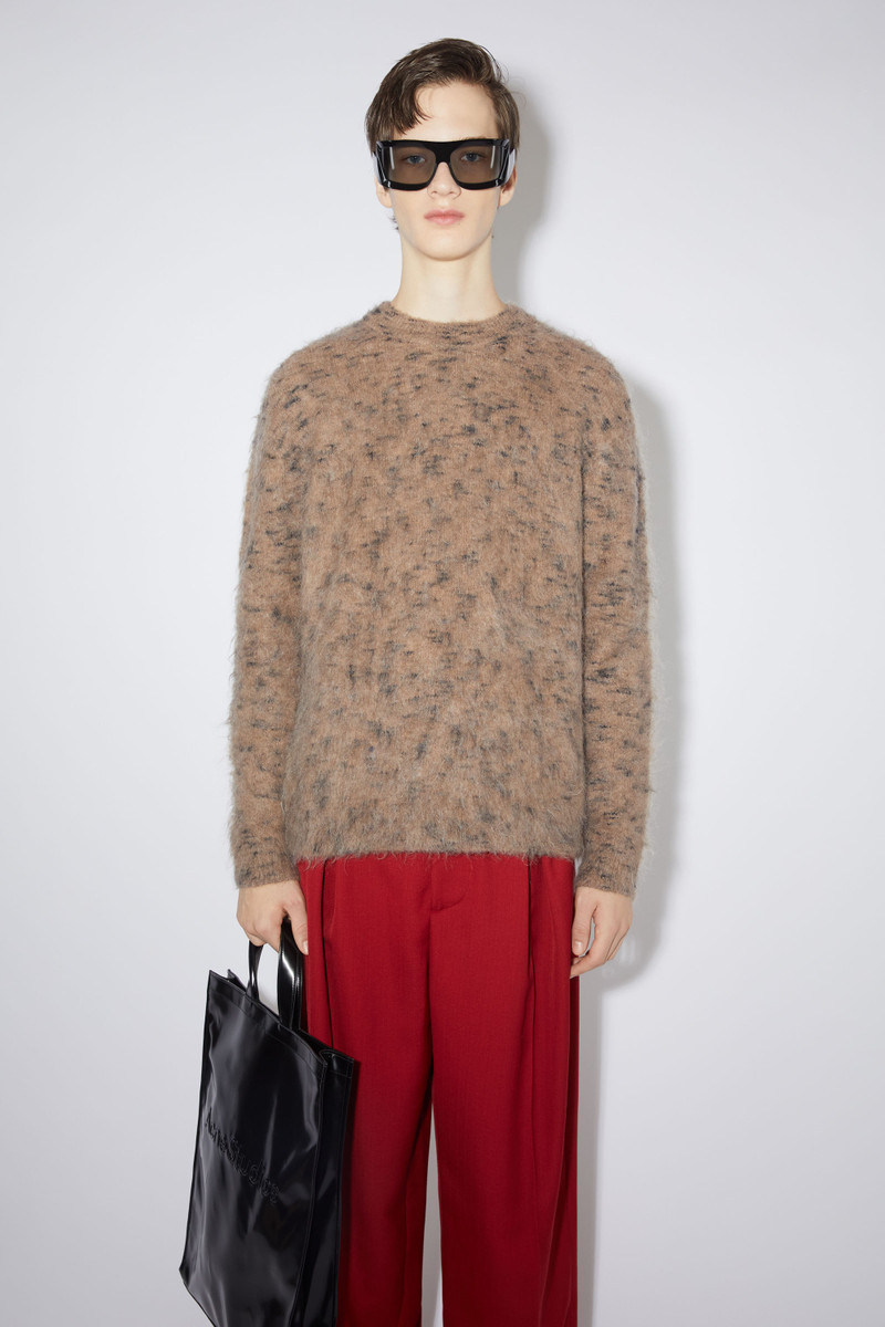 Acne Studios Crew neck jumper - Cardinal brown outlook