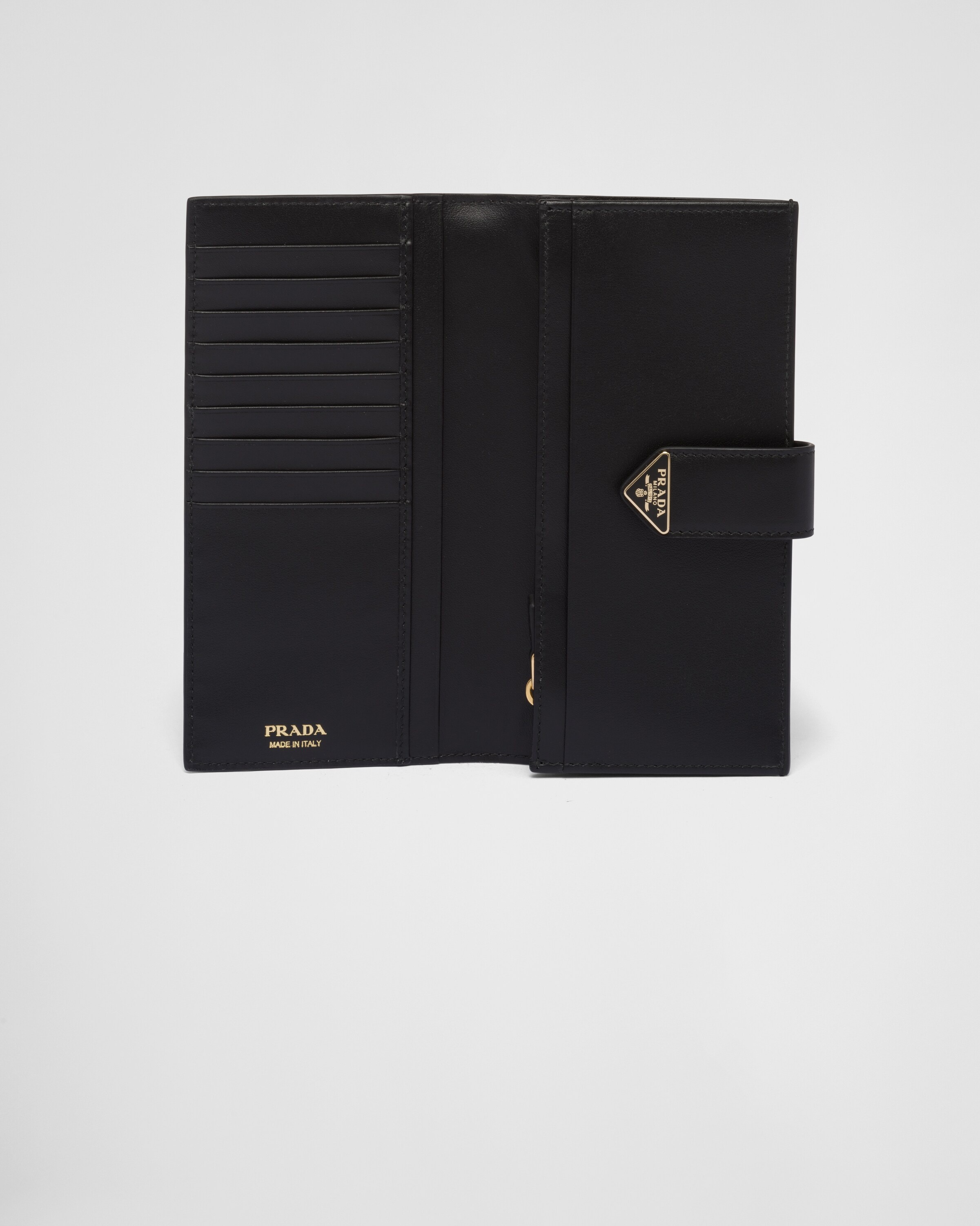 Large Saffiano and smooth leather wallet - 4