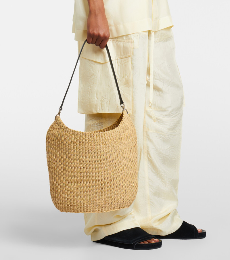 PHOEBE PHILO Small Slope Sling woven shoulder bag outlook