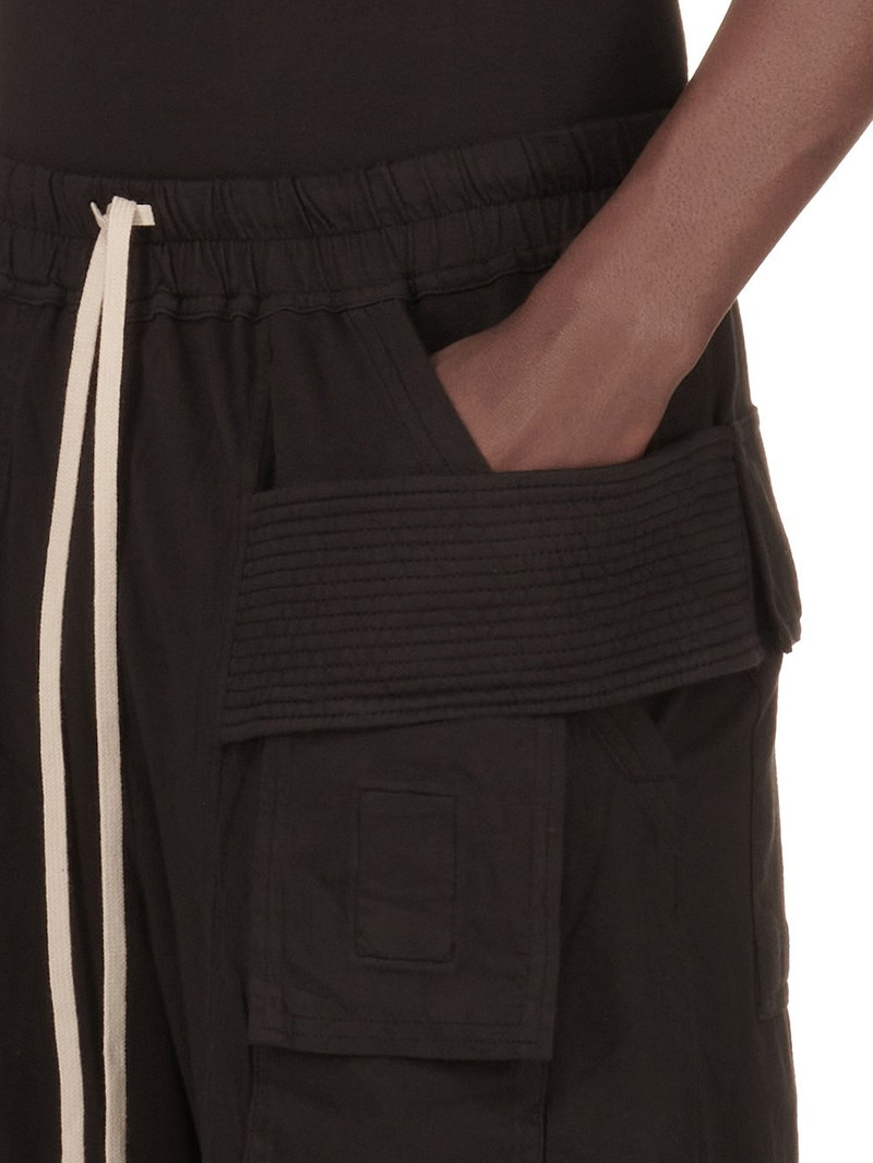 Creatch Wide-Leg Cotton-Twill Drawstring Cargo Trousers 5