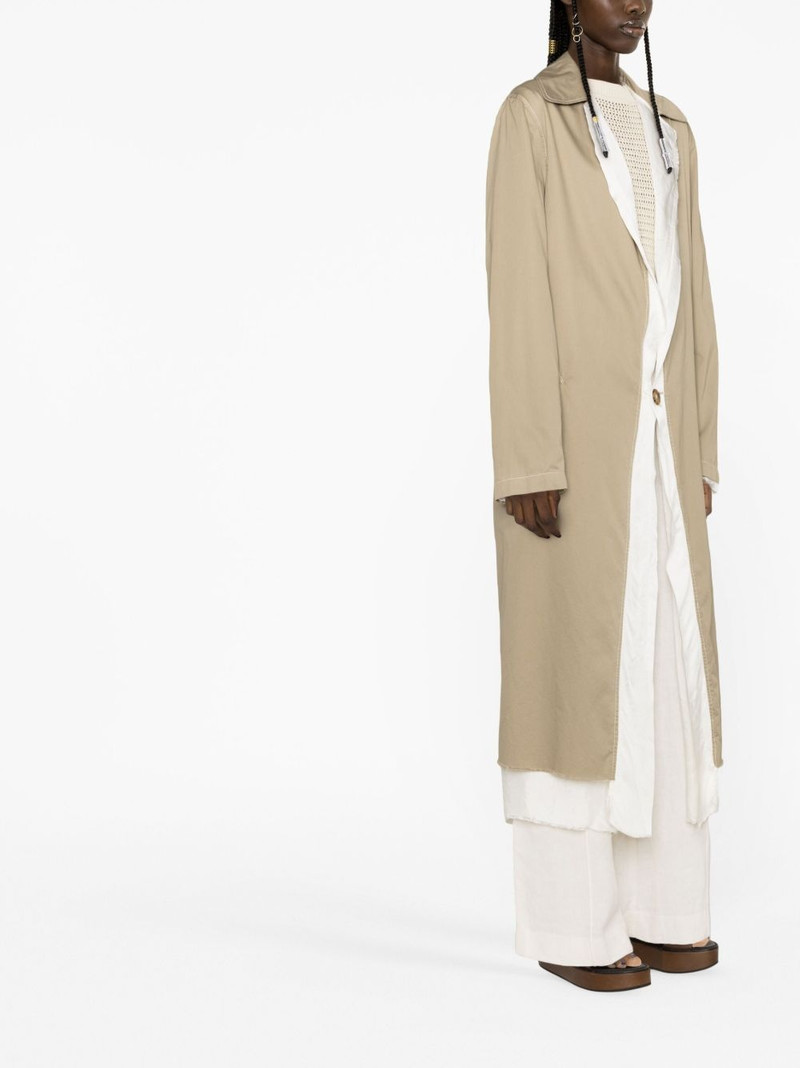 layered single-breasted coat 4