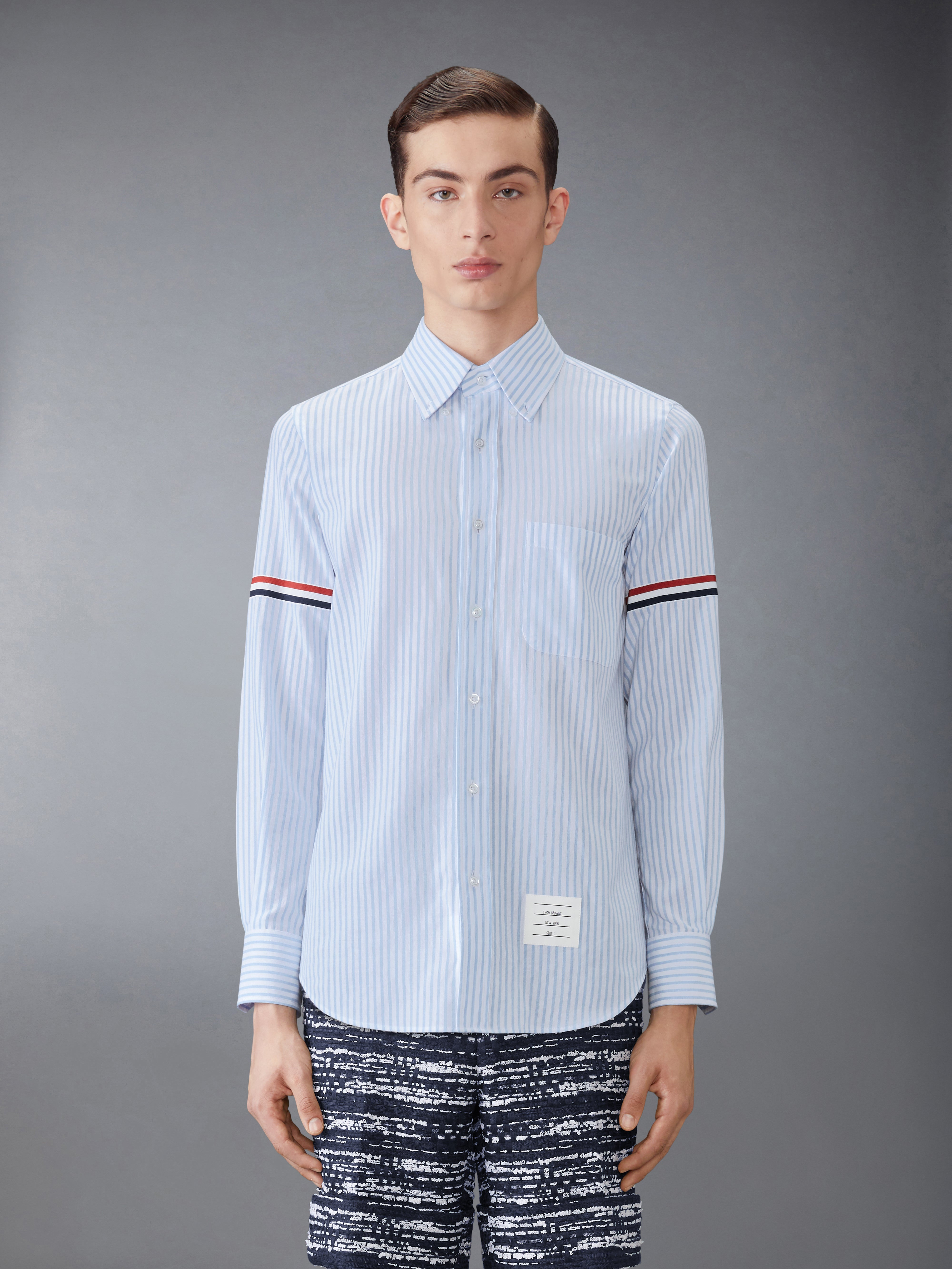MADRAS COTTON ARMBAND SHIRT - 3