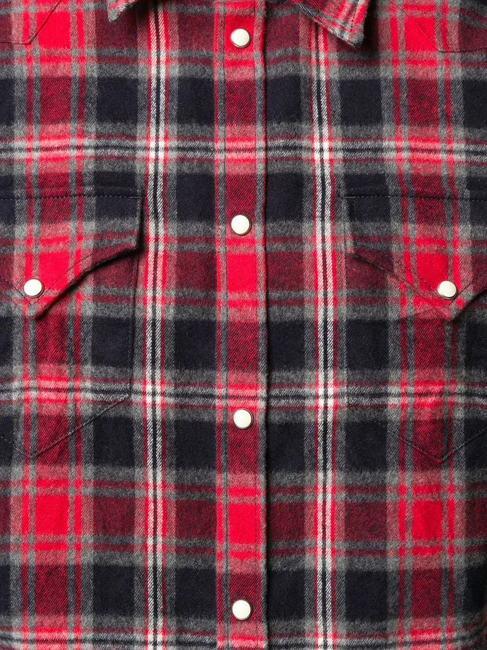 checked button-up shirt - 5