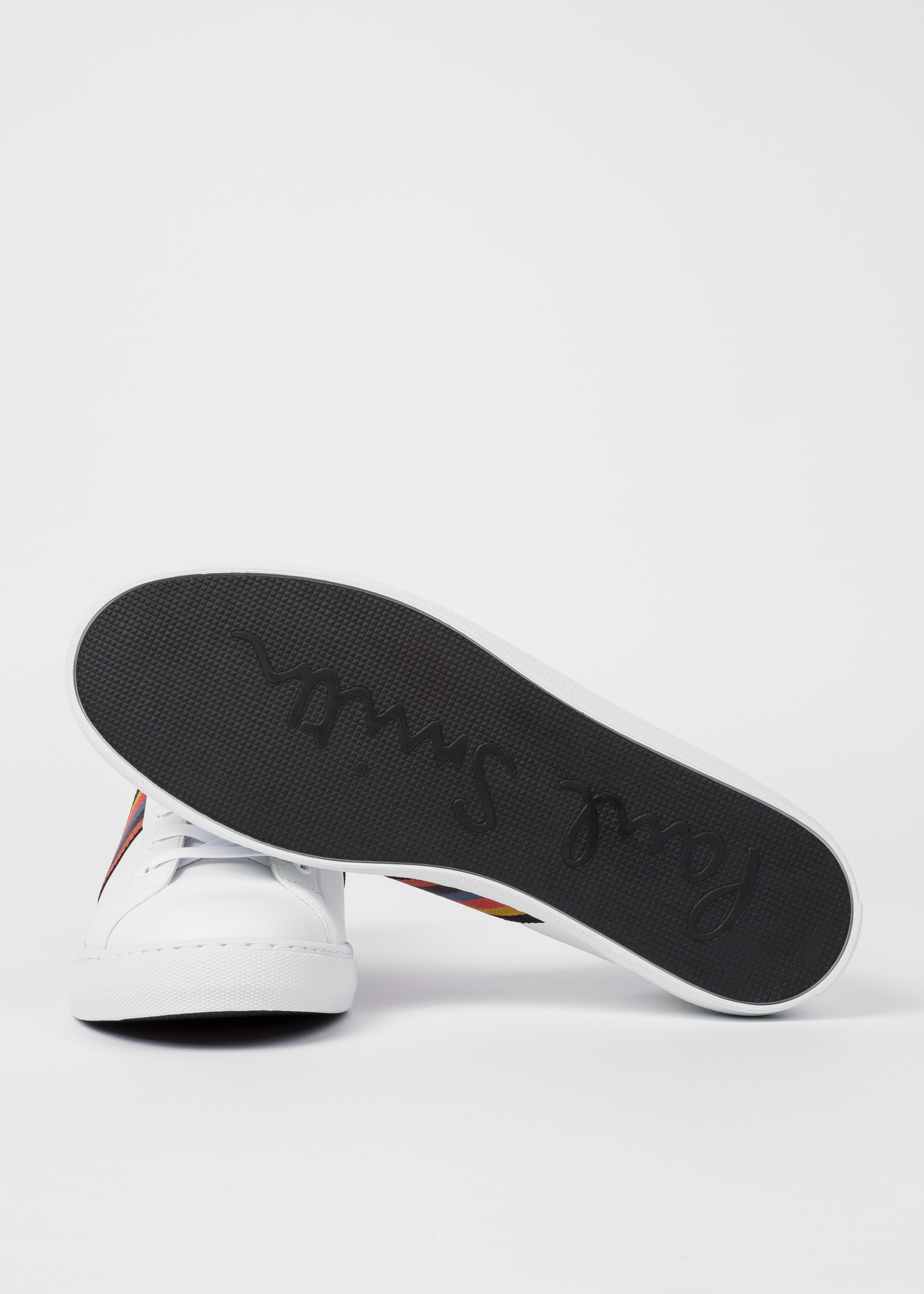 Calf Leather 'Hansen' Sneakers With 'Bright Stripe' Webbing - 4