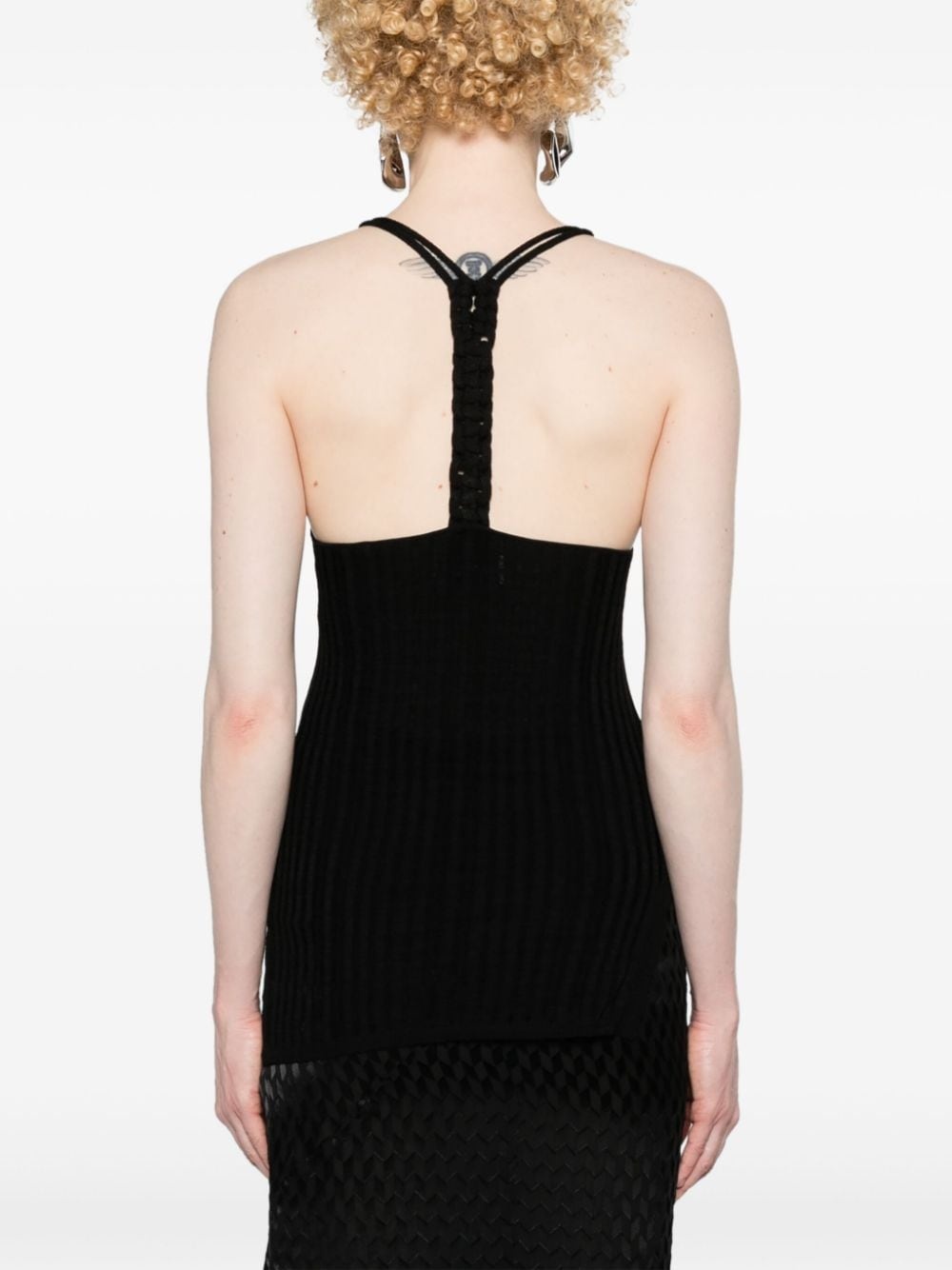 Debra fine-ribbed tank top - 4