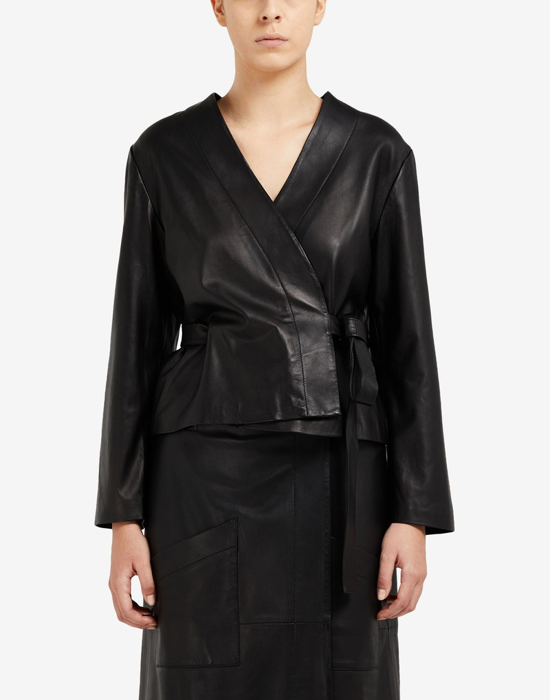 Leather wrap jacket 5