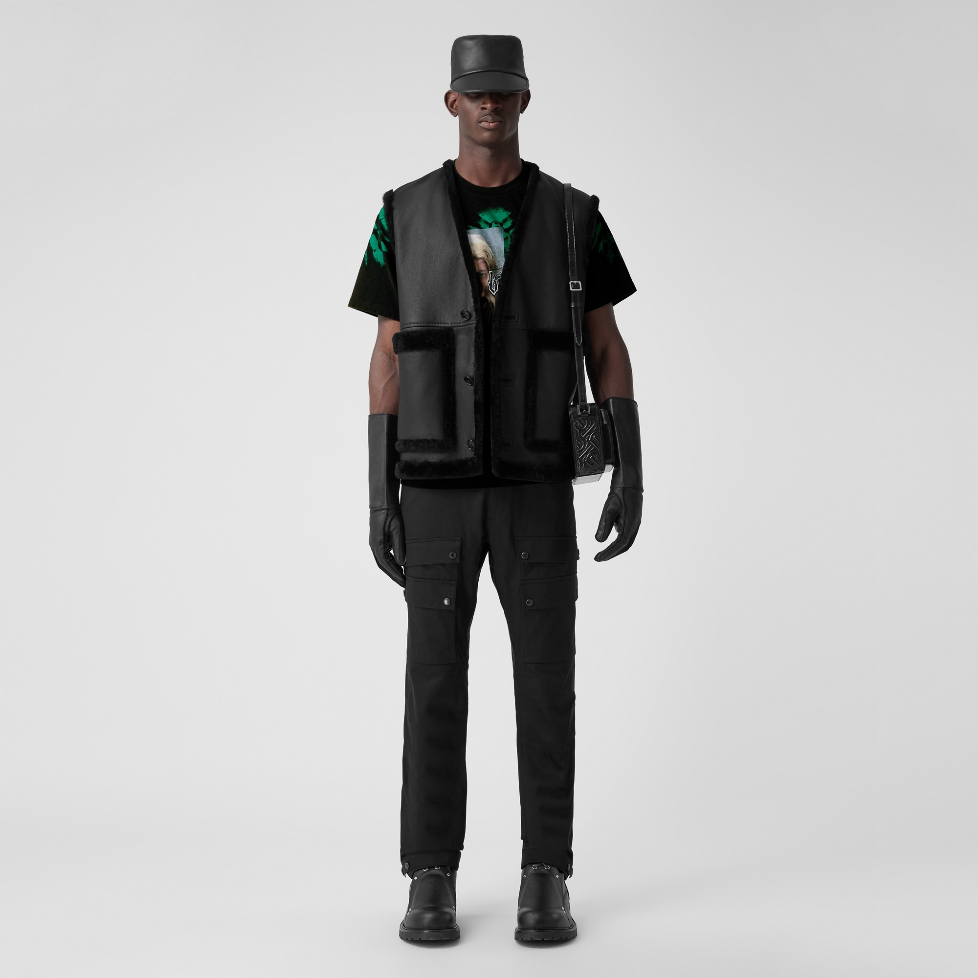 Embroidered Logo Cotton Cargo Trousers - 4