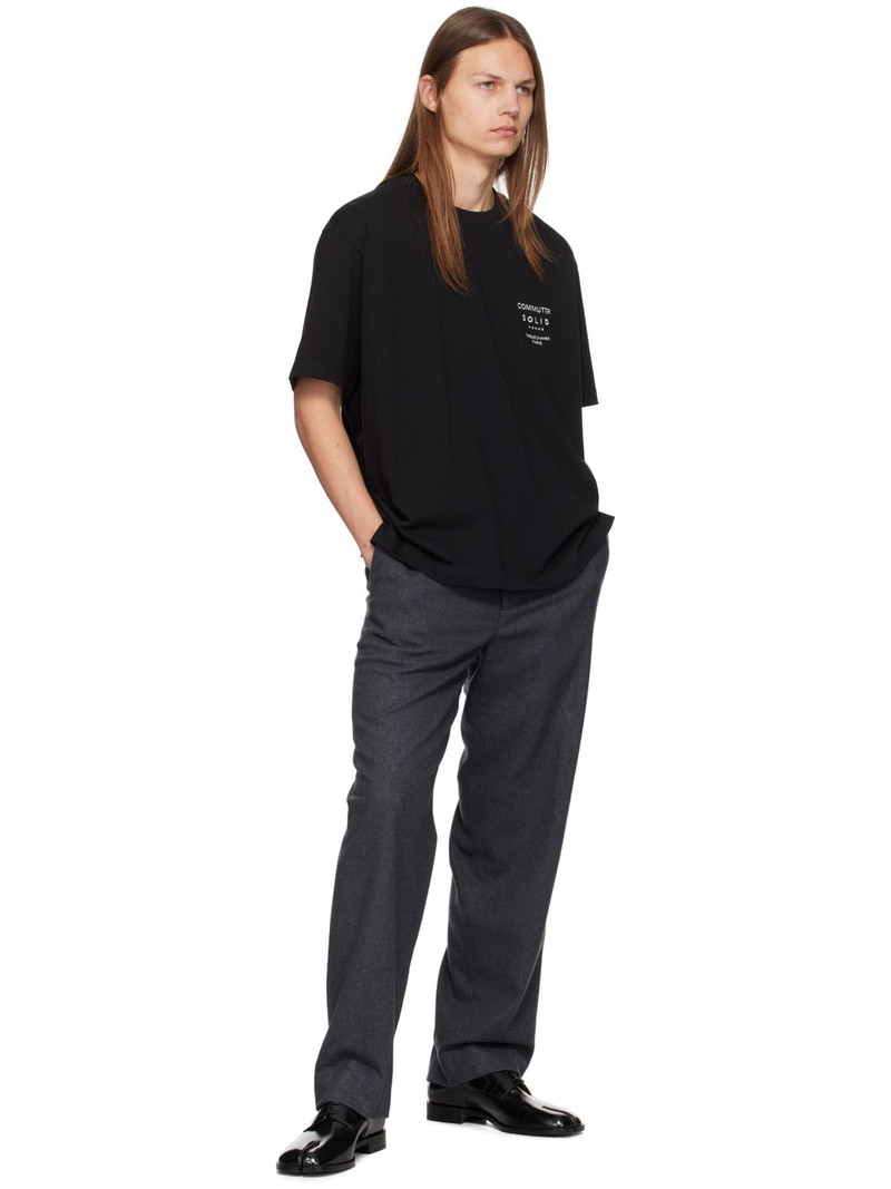 SOLID HOMME Black 'Commuter' T-Shirt outlook