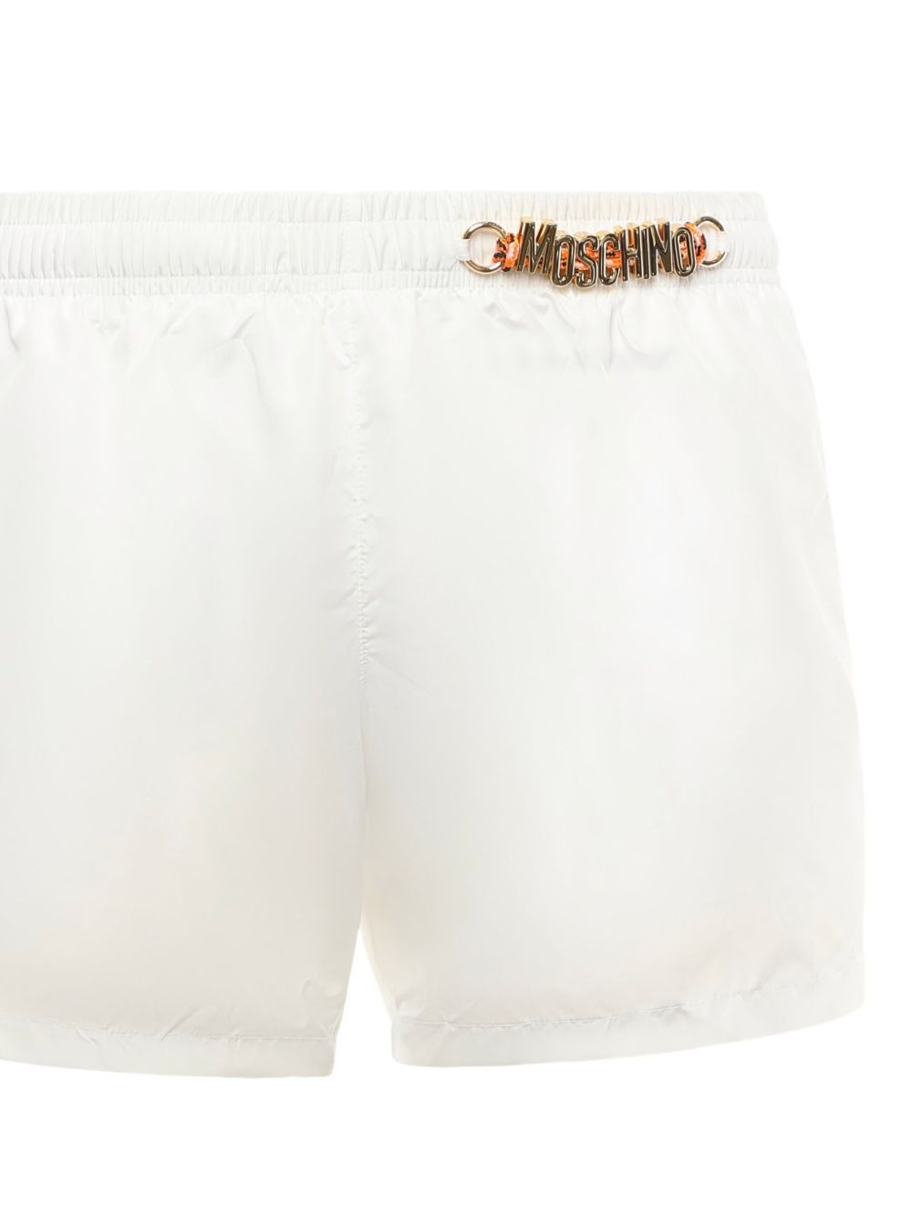 logo-plaque swim shorts - 3