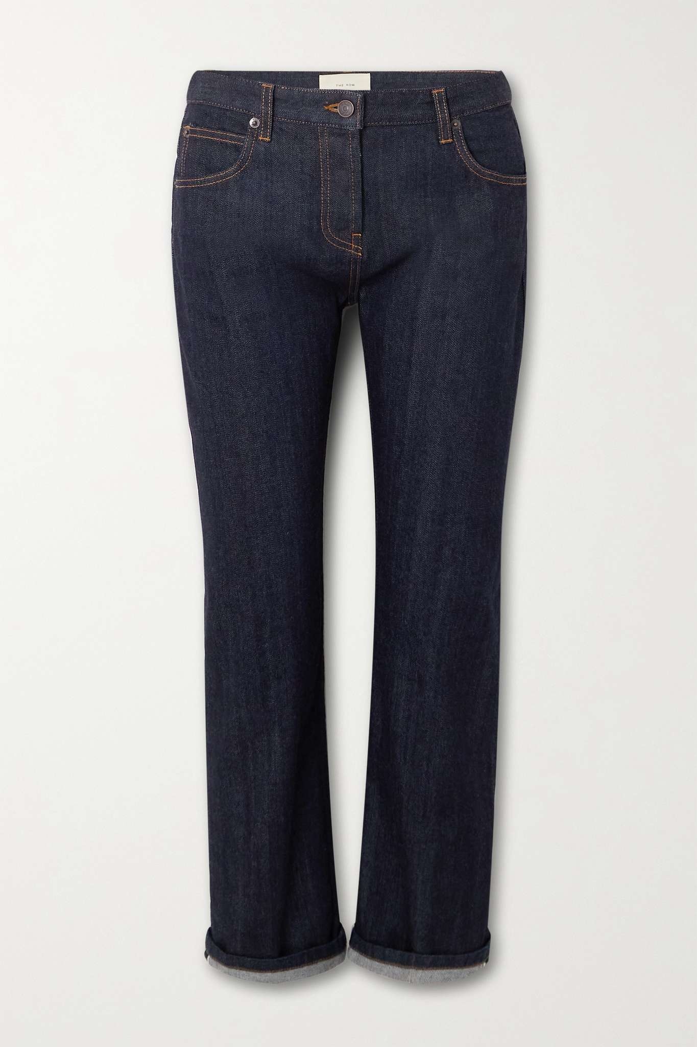 Riaco mid-rise slim-leg jeans - 1